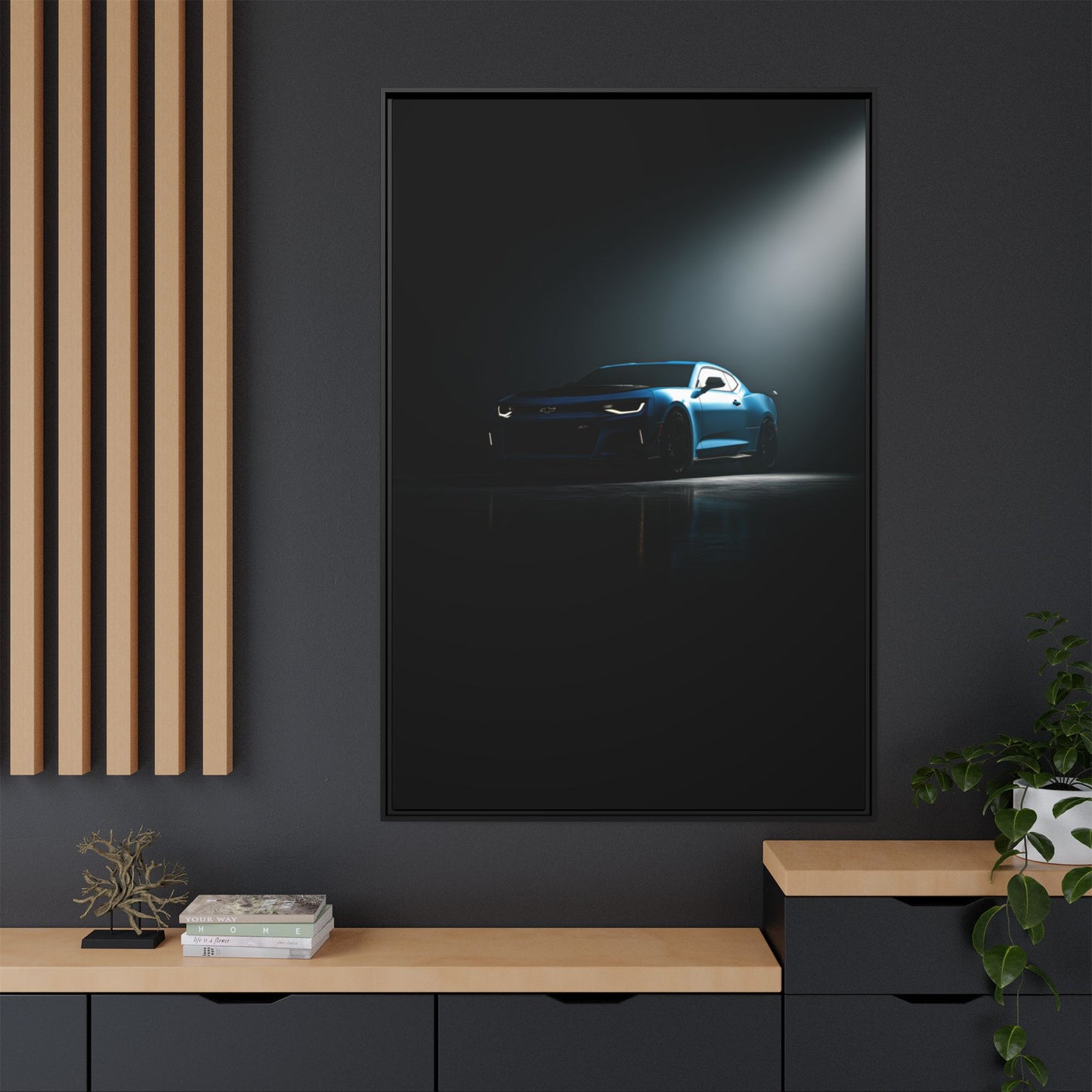 Chevrolet Camaro ZL1 – Performance Muscle Silhouette | Luxury Matte Canvas