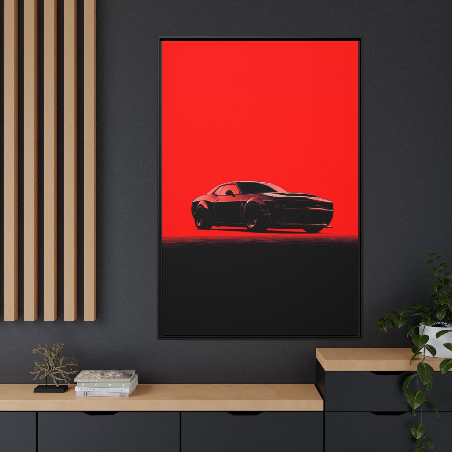 Dodge Challenger Hellcat – Supercharged Silhouette | Luxury Matte Canvas