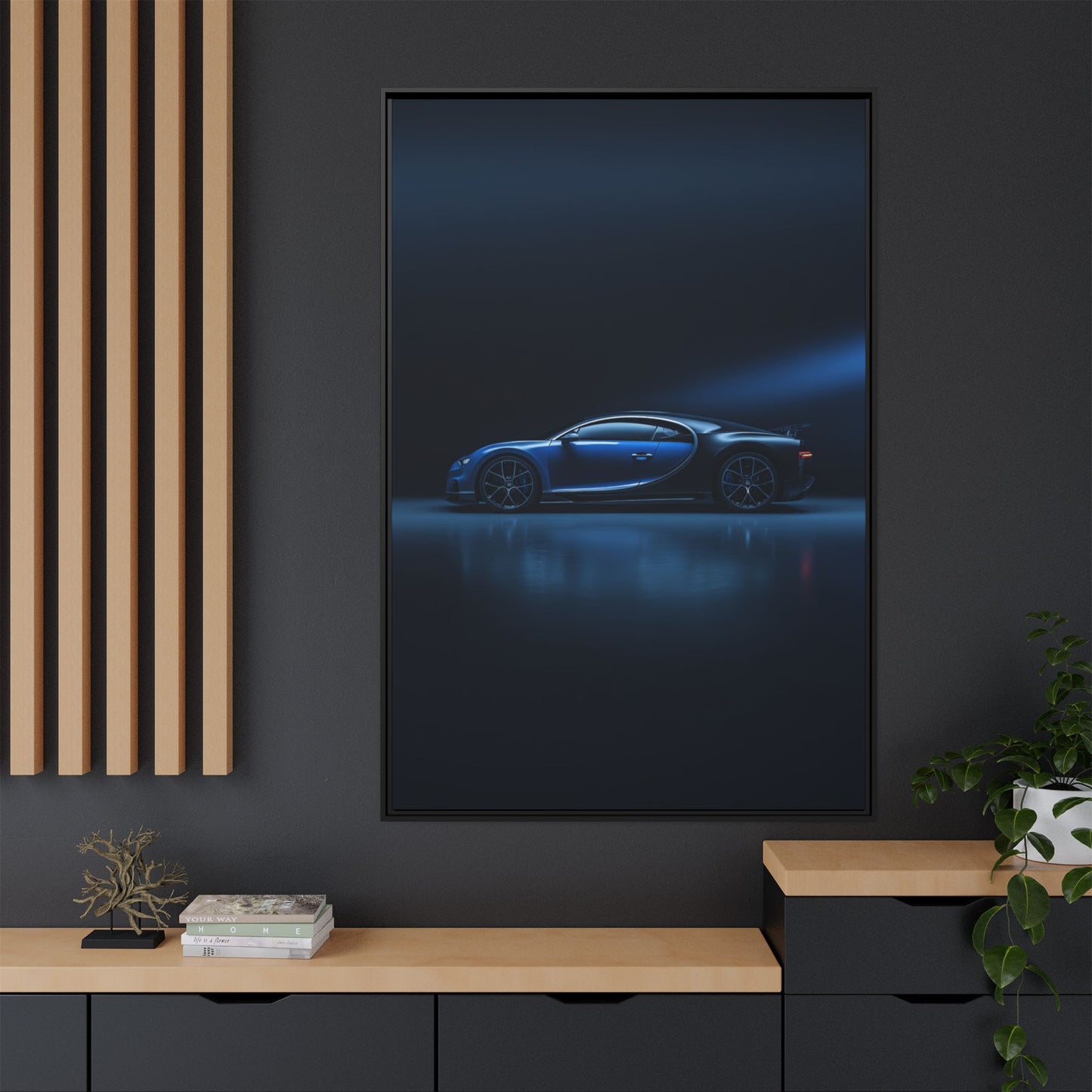Bugatti Chiron – Hyperline Silhouette | Luxury Matte Canvas