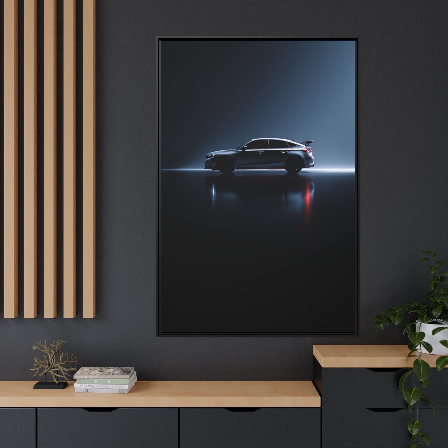Honda Civic Type R FL5 – Modern Hot Hatch Silhouette | Luxury Matte Canvas