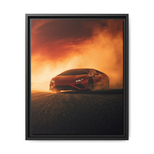 Lamborghini Huracán – Apex Silhouette | Luxury Matte Canvas