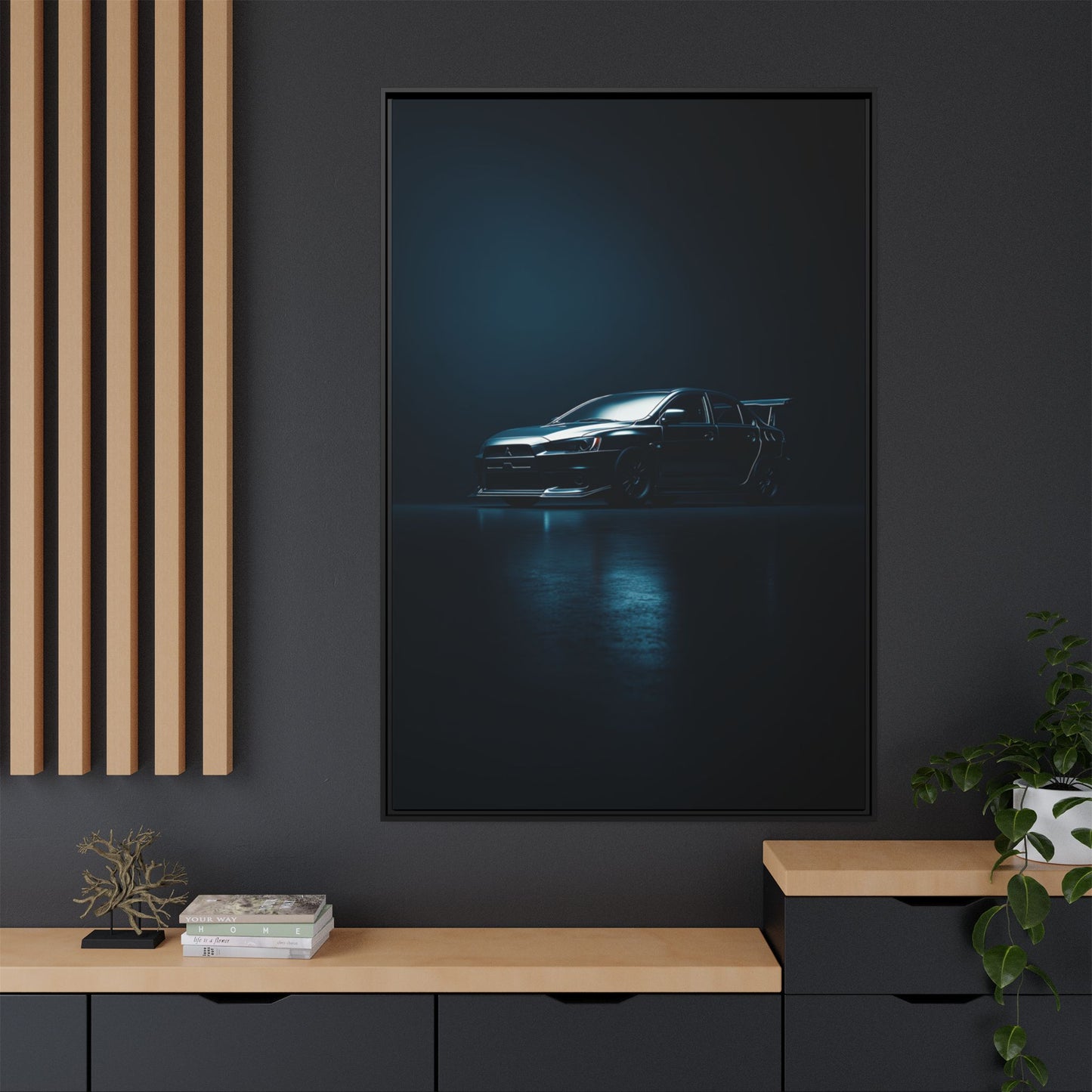 Mitsubishi Evo X – AWD Performance Silhouette | Luxury Matte Canvas