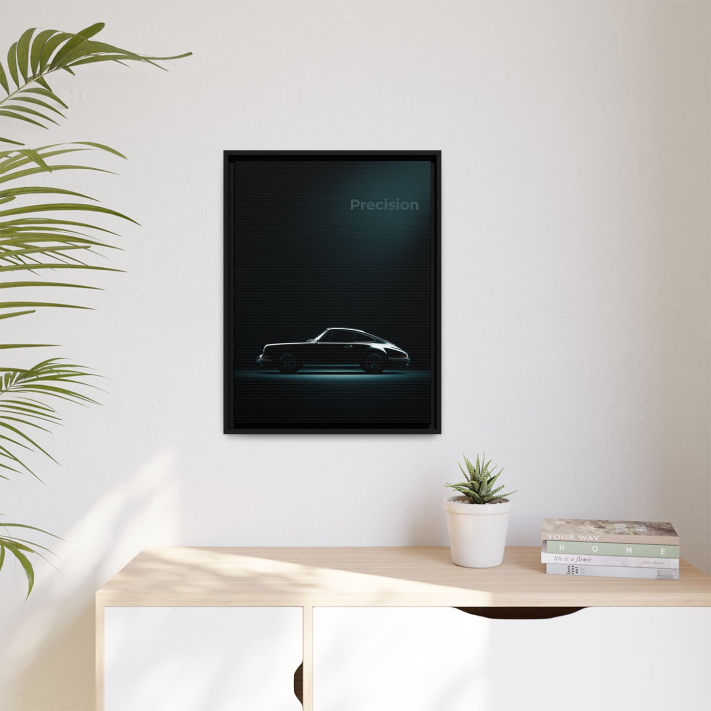 Porsche 911 – Precision Silhouette | Luxury Matte Canvas