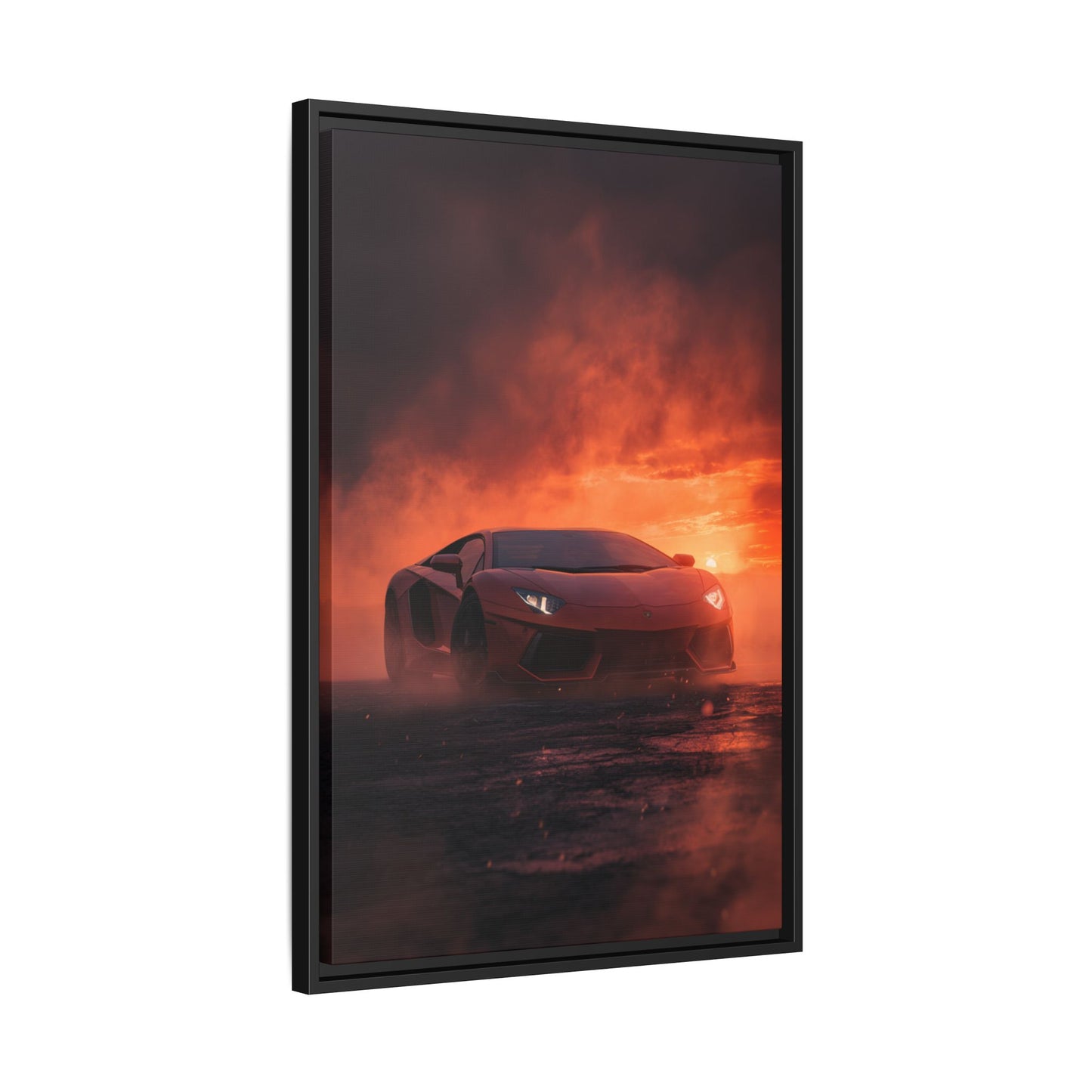 Lamborghini Aventador – Dominance Silhouette | Luxury Matte Canvas