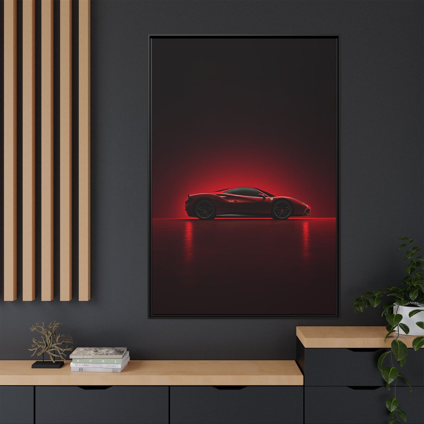 Ferrari 488 GTB – Aero Silhouette | Luxury Matte Canvas