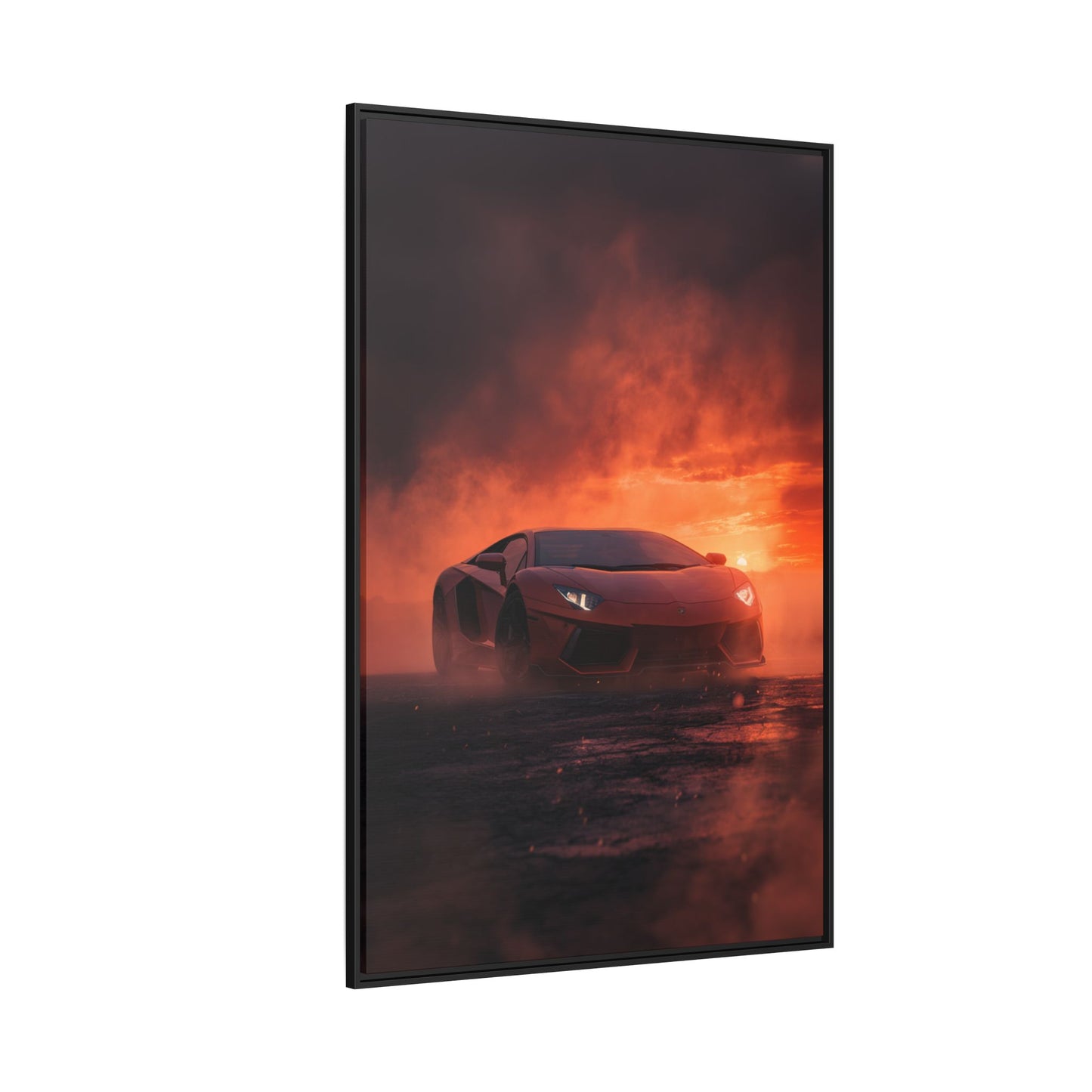 Lamborghini Aventador – Dominance Silhouette | Luxury Matte Canvas