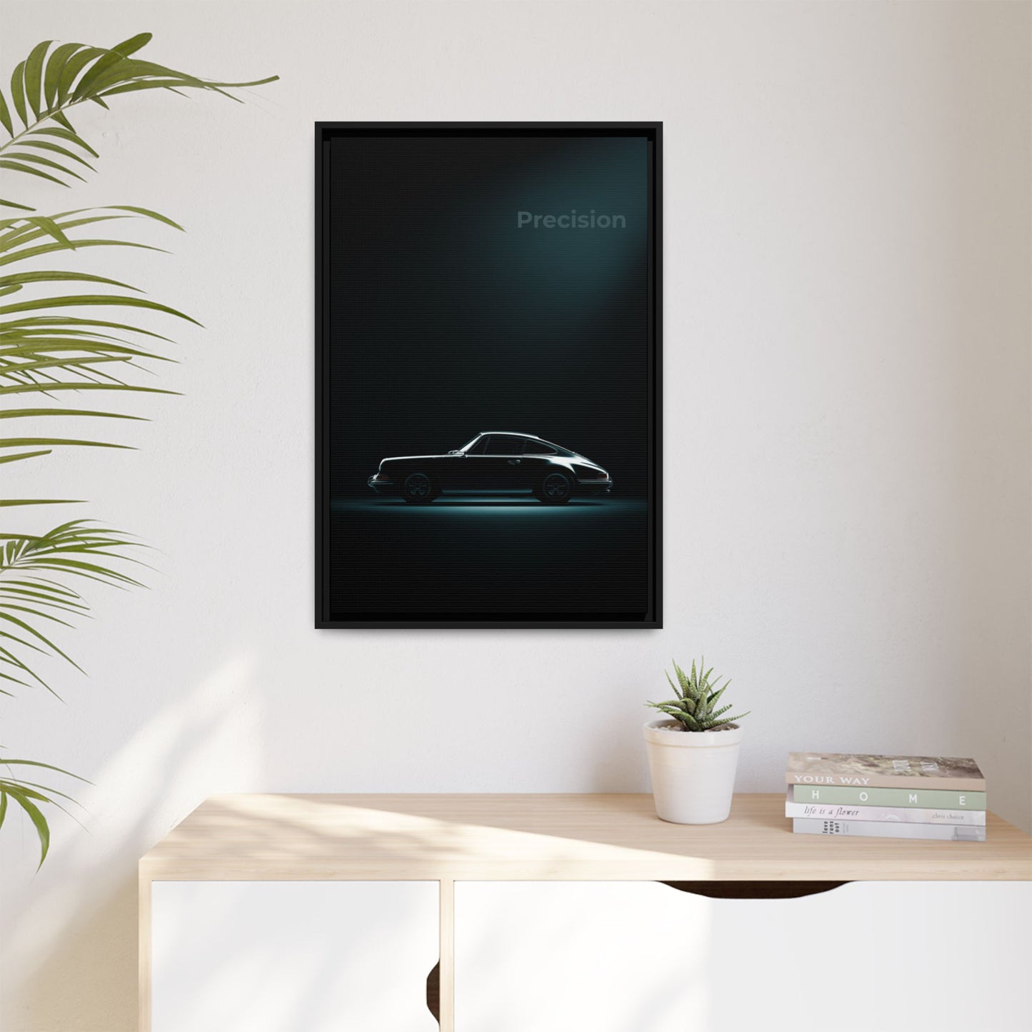Porsche 911 – Precision Silhouette | Luxury Matte Canvas