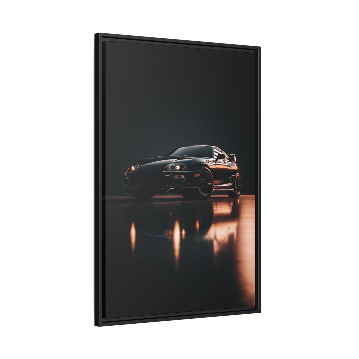 Toyota Supra MK4 – JDM Icon Silhouette | Luxury Matte Canvas