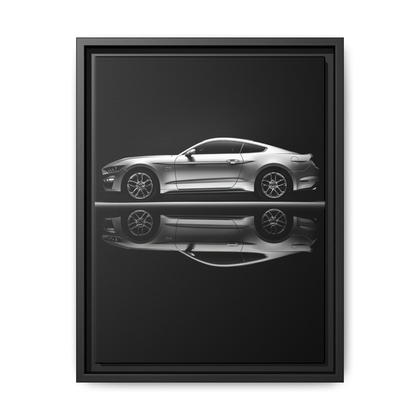 Ford Mustang GT (S550) – Modern Muscle Silhouette | Luxury Matte Canvas
