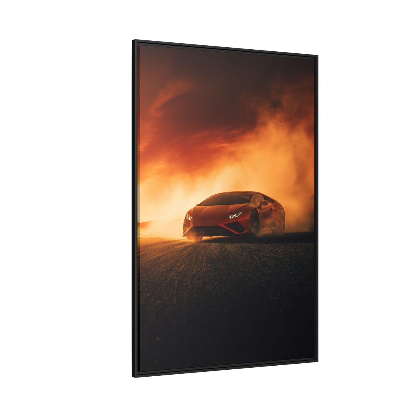 Lamborghini Huracán – Apex Silhouette | Luxury Matte Canvas