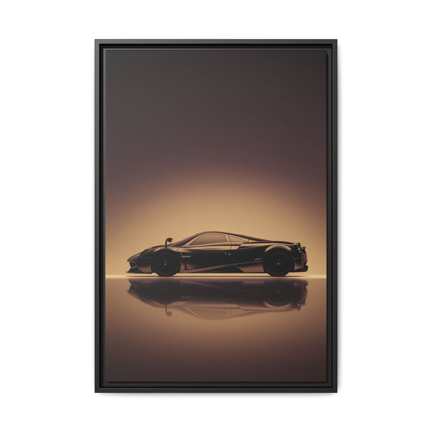 Pagani Huayra – Airflow Silhouette | Luxury Matte Canvas