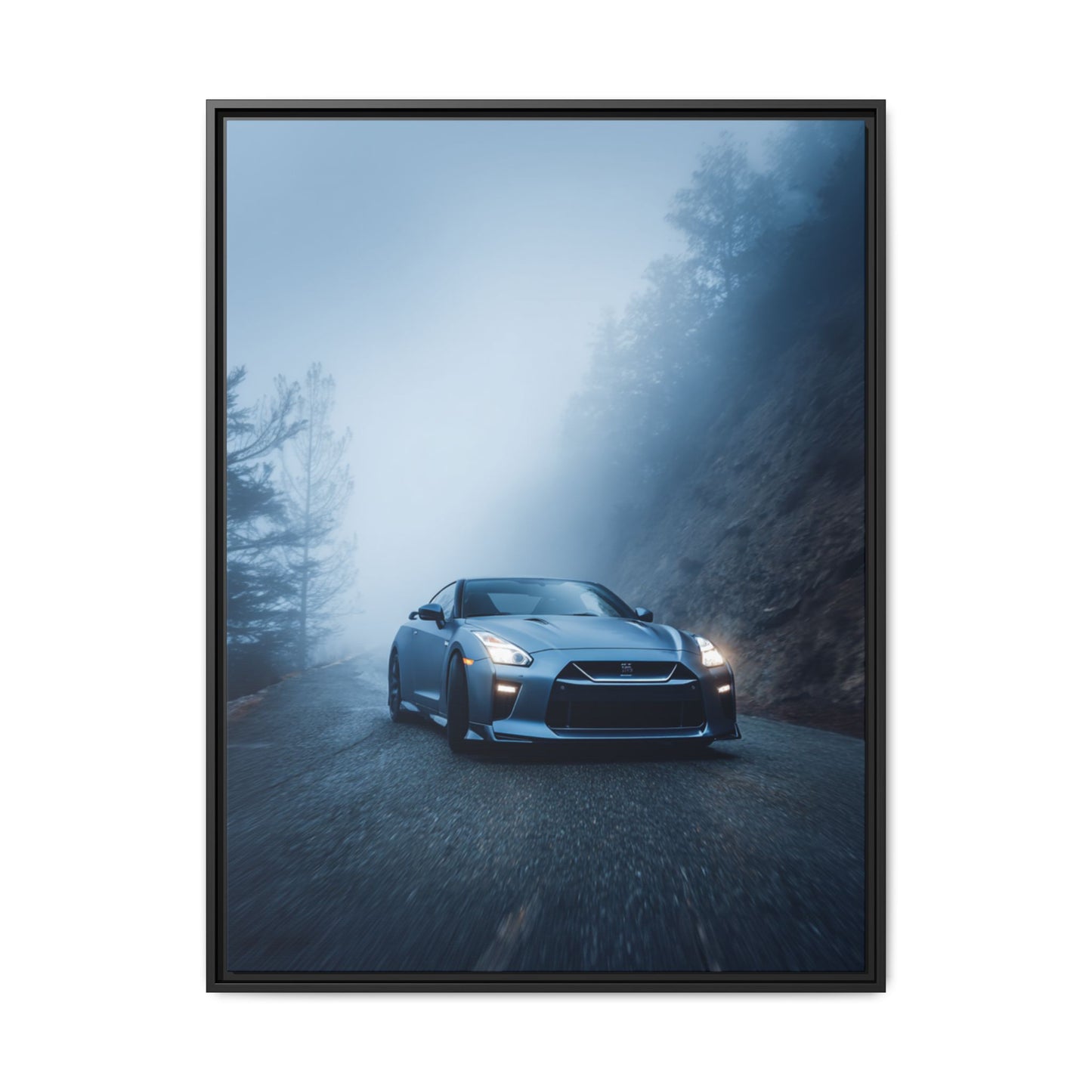 Nissan GT-R R35 – Godzilla Silhouette | Luxury Matte Canvas