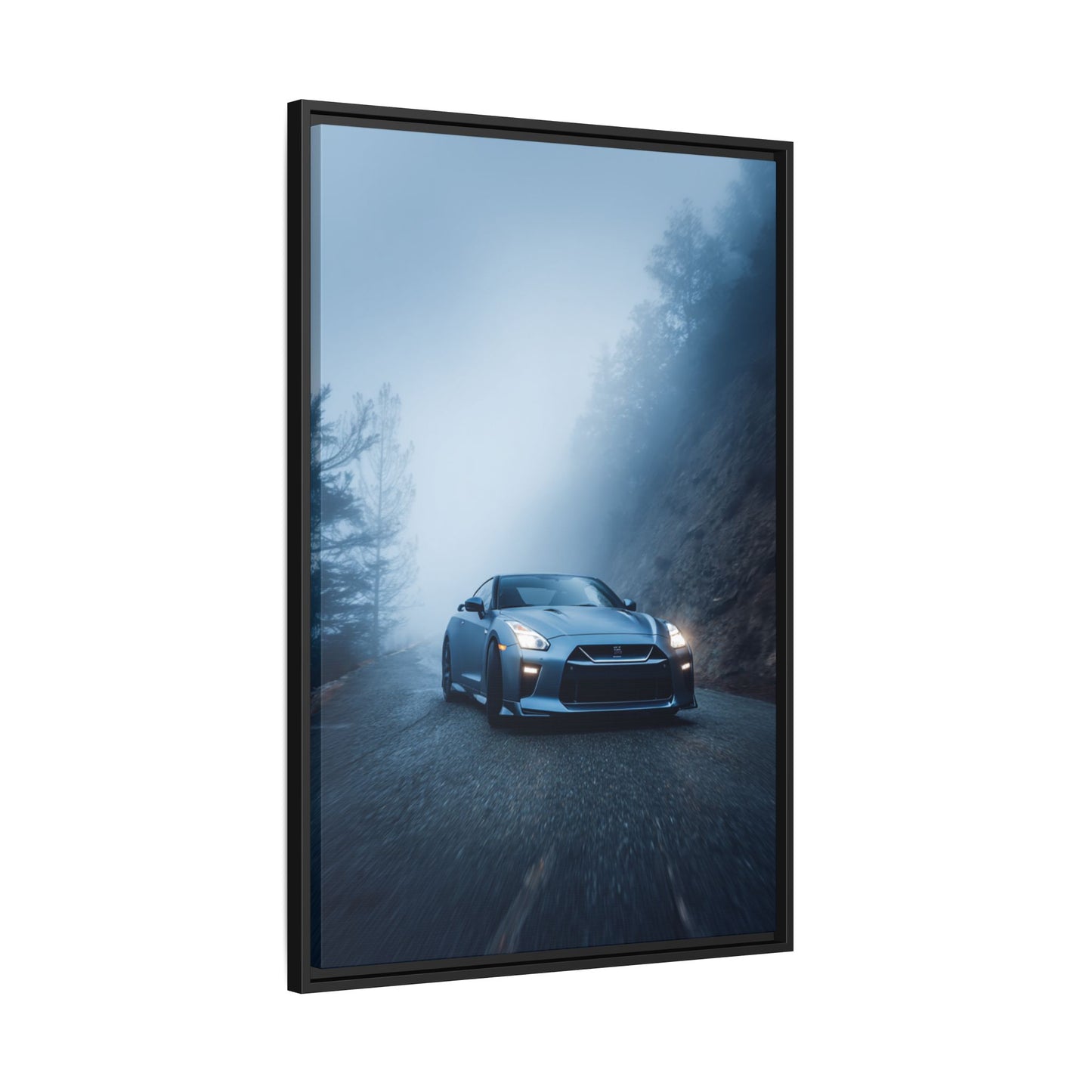 Nissan GT-R R35 – Godzilla Silhouette | Luxury Matte Canvas
