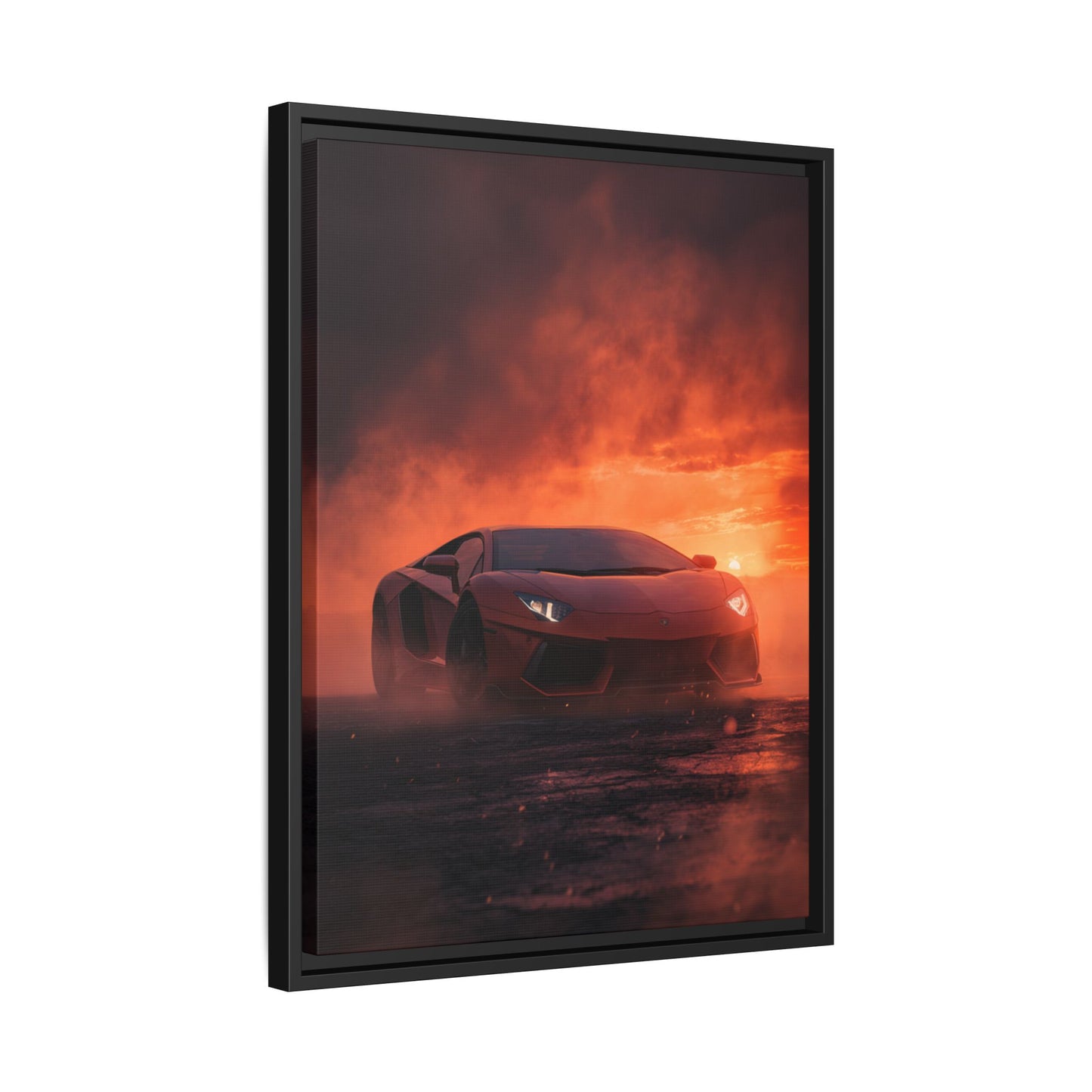 Lamborghini Aventador – Dominance Silhouette | Luxury Matte Canvas