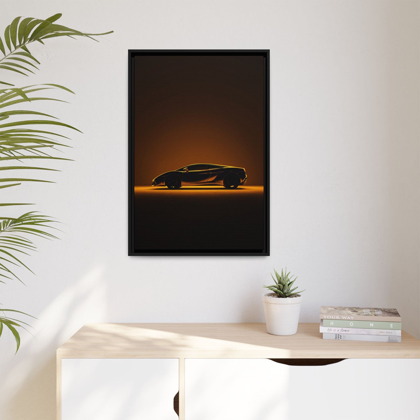 Lamborghini Gallardo – Classic Bull Silhouette | Luxury Matte Canvas