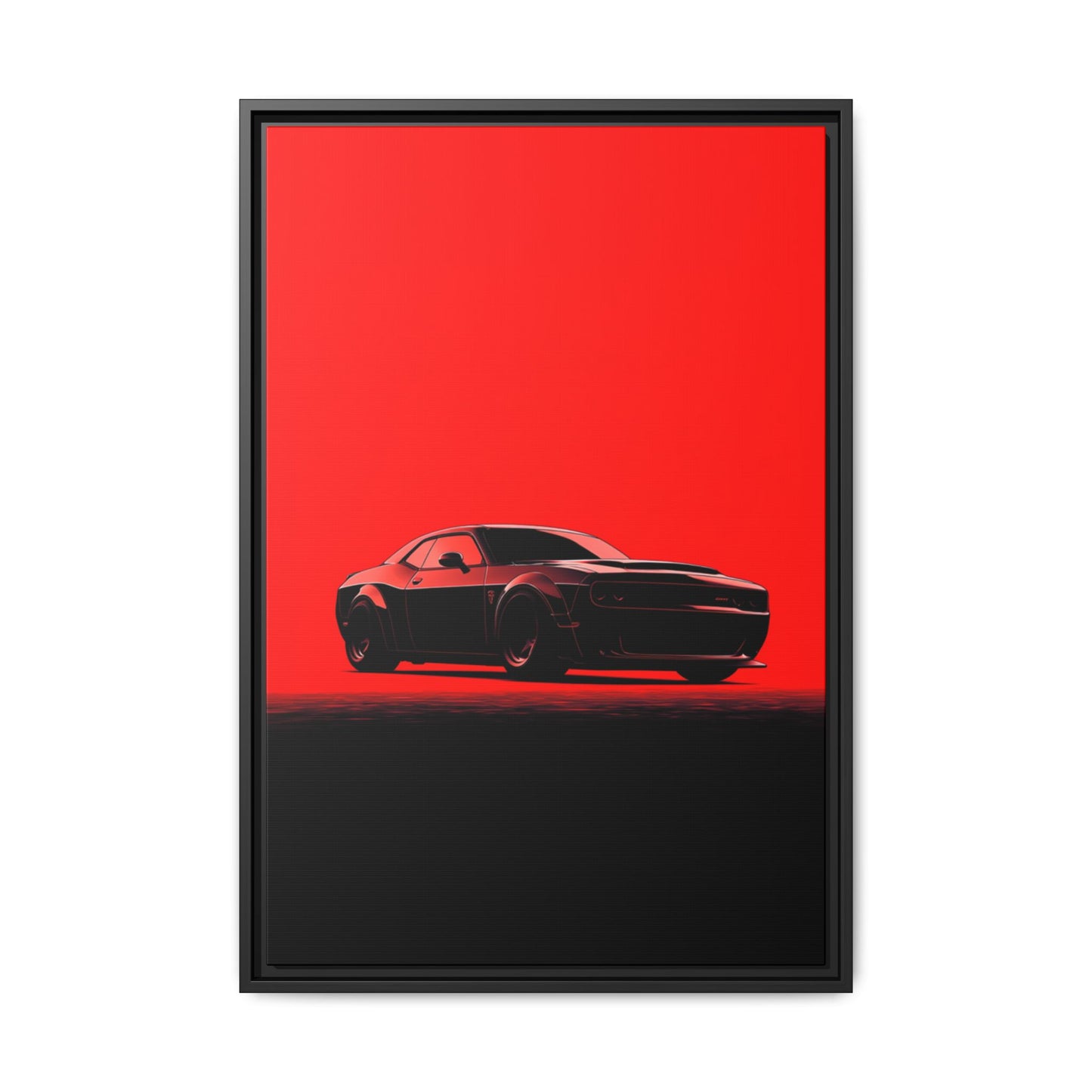 Dodge Challenger Hellcat – Supercharged Silhouette | Luxury Matte Canvas