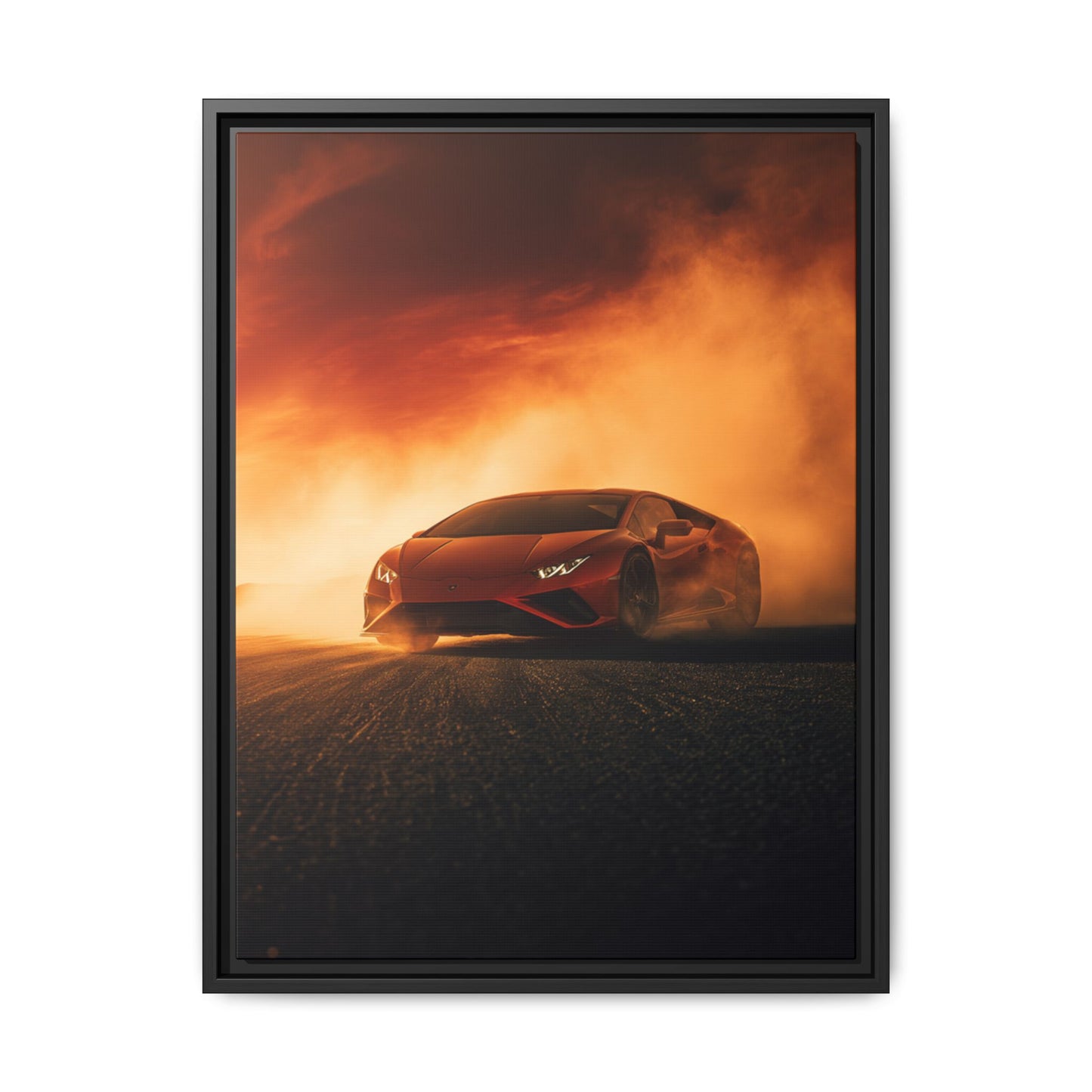 Lamborghini Huracán – Apex Silhouette | Luxury Matte Canvas