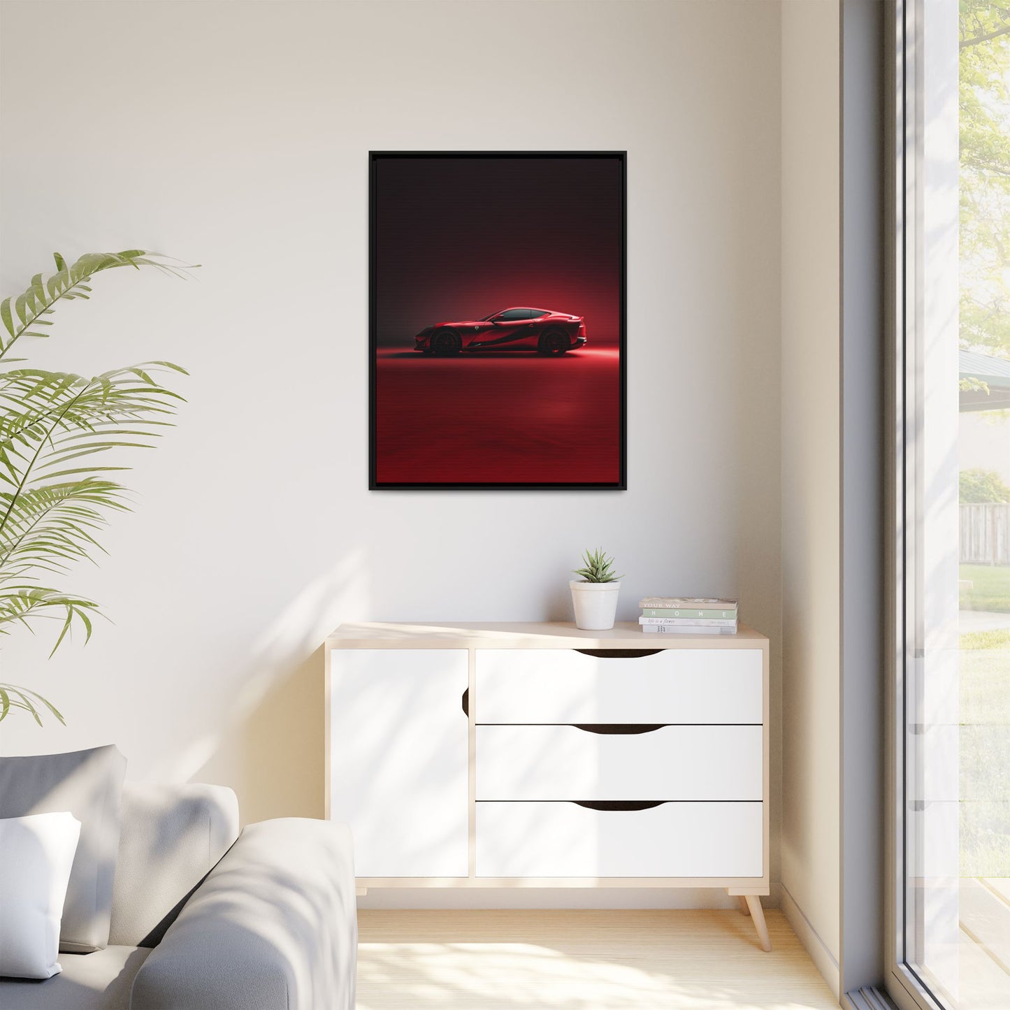 Ferrari 812 Superfast – V12 Silhouette | Luxury Matte Canvas