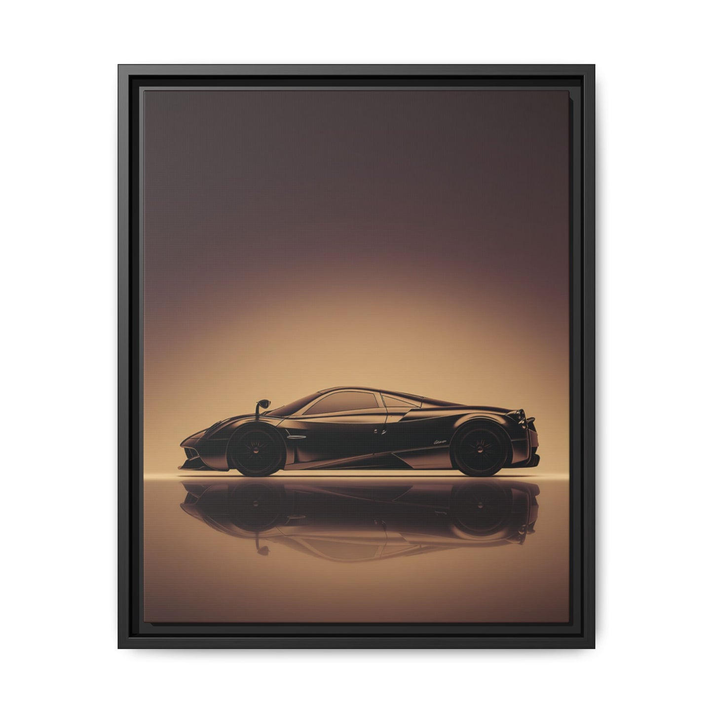 Pagani Huayra – Airflow Silhouette | Luxury Matte Canvas