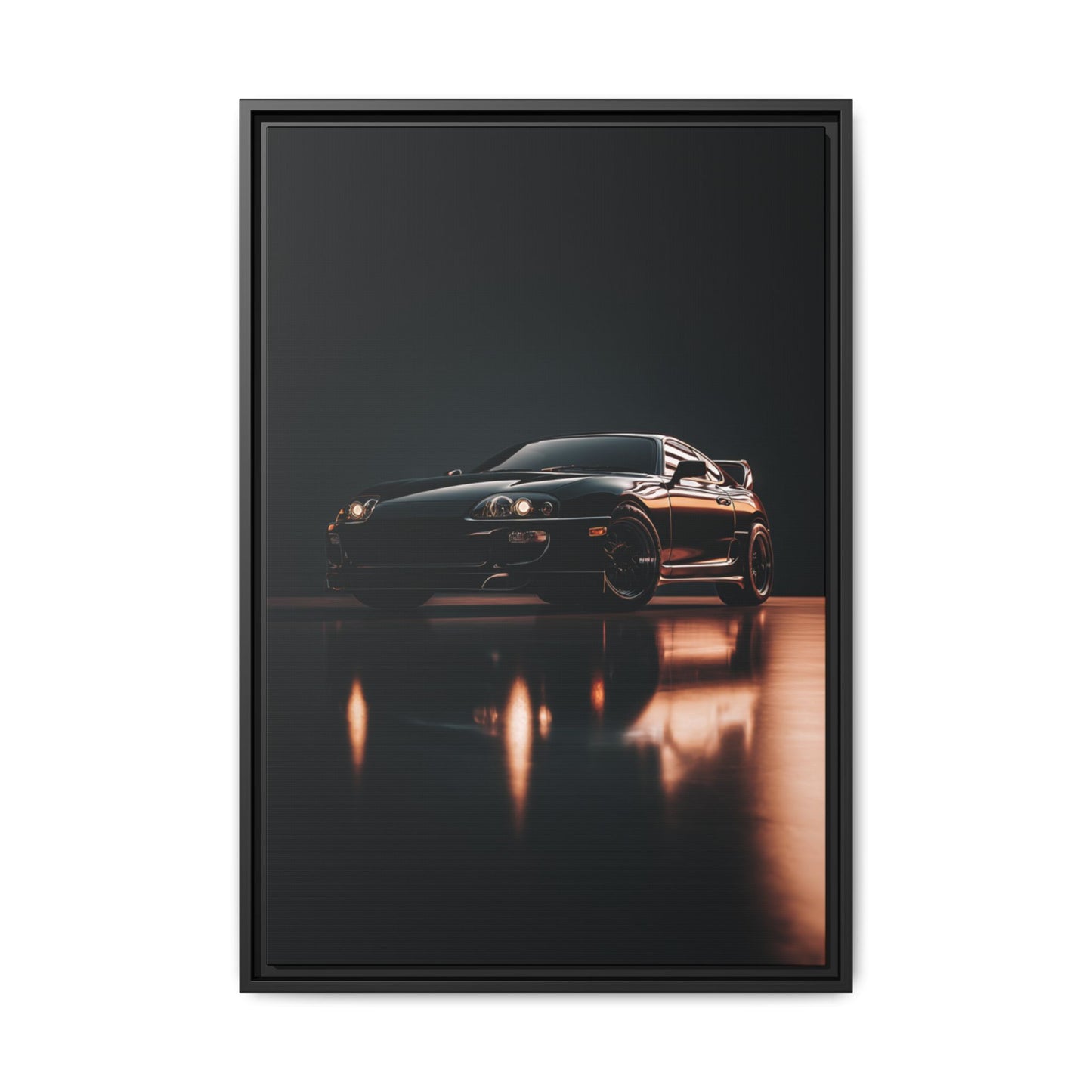 Toyota Supra MK4 – JDM Icon Silhouette | Luxury Matte Canvas