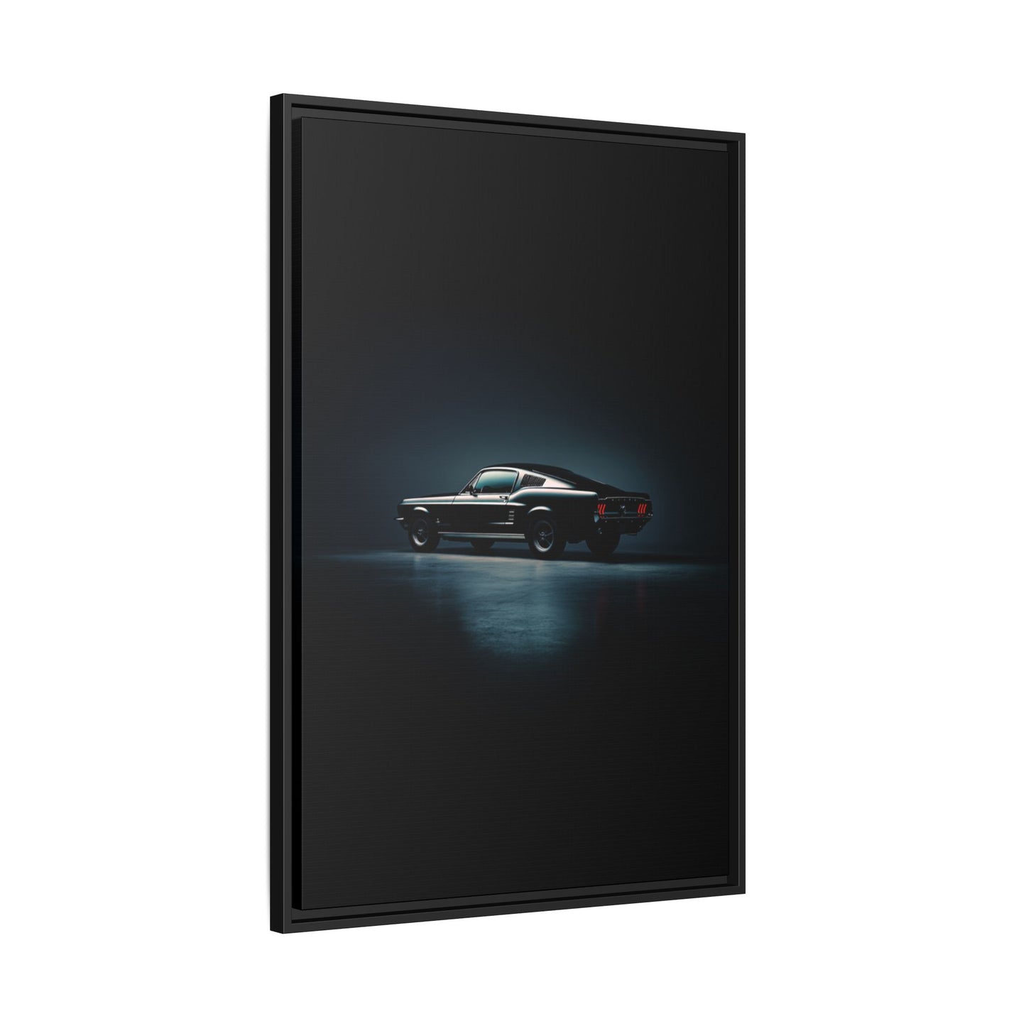 1967 Ford Mustang – Classic Muscle Silhouette | Luxury Matte Canvas