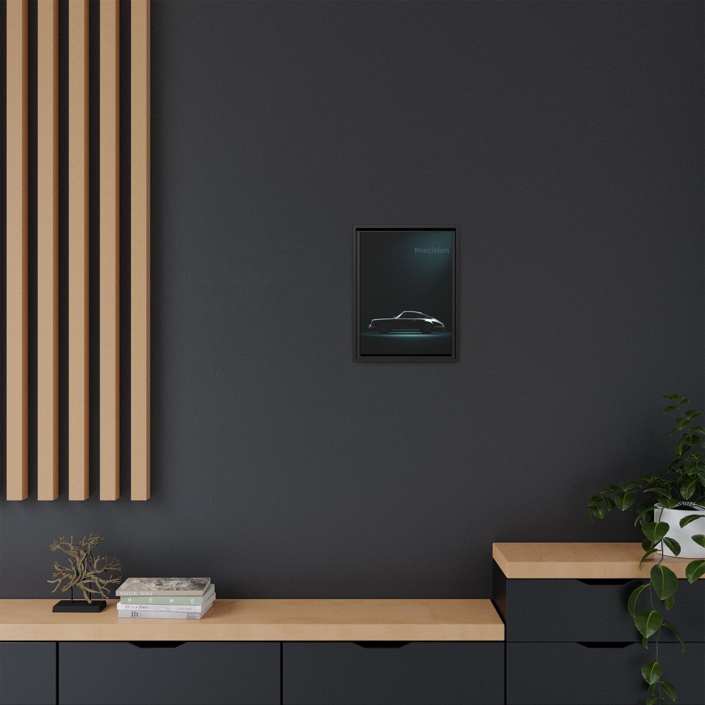 Porsche 911 – Precision Silhouette | Luxury Matte Canvas