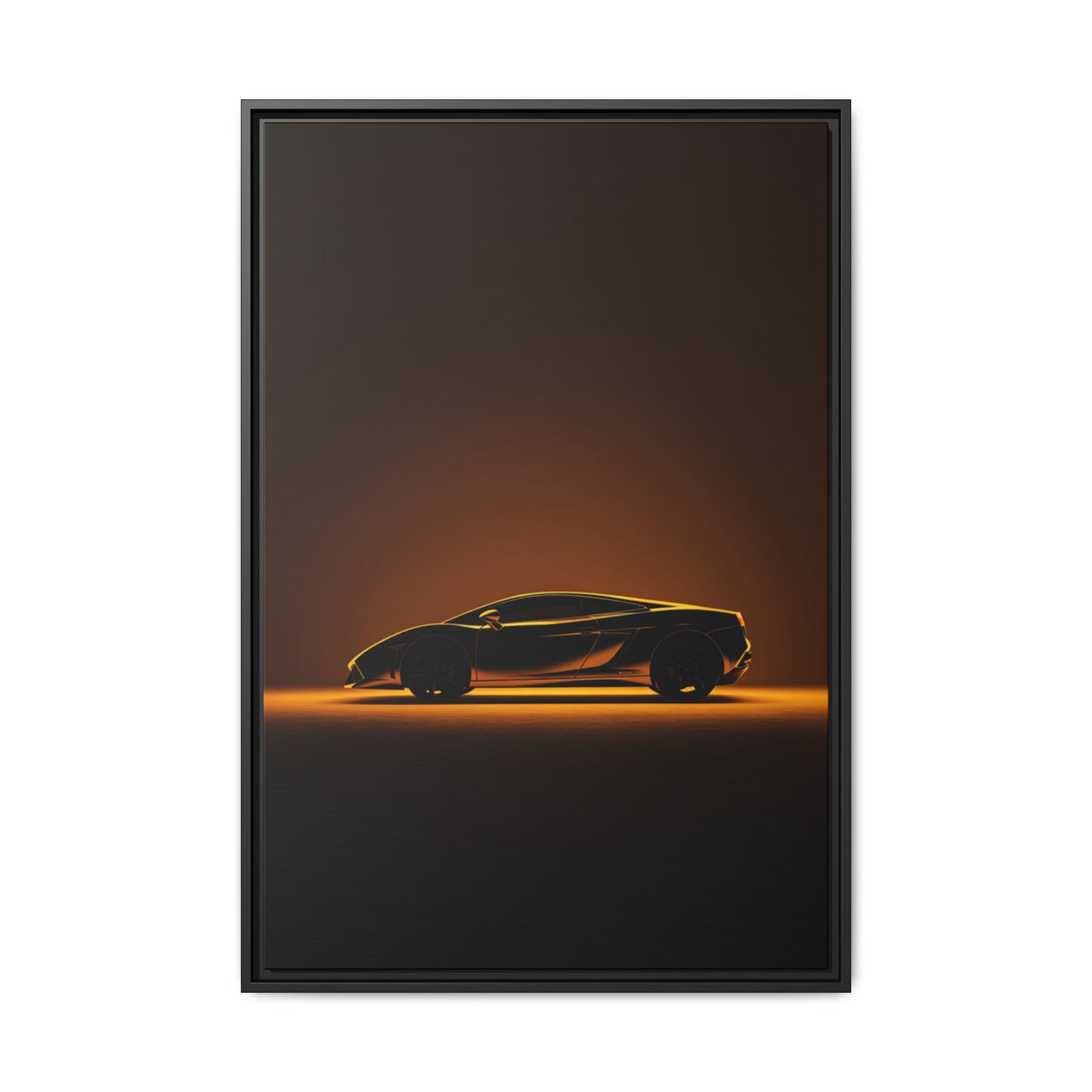 Lamborghini Gallardo – Classic Bull Silhouette | Luxury Matte Canvas