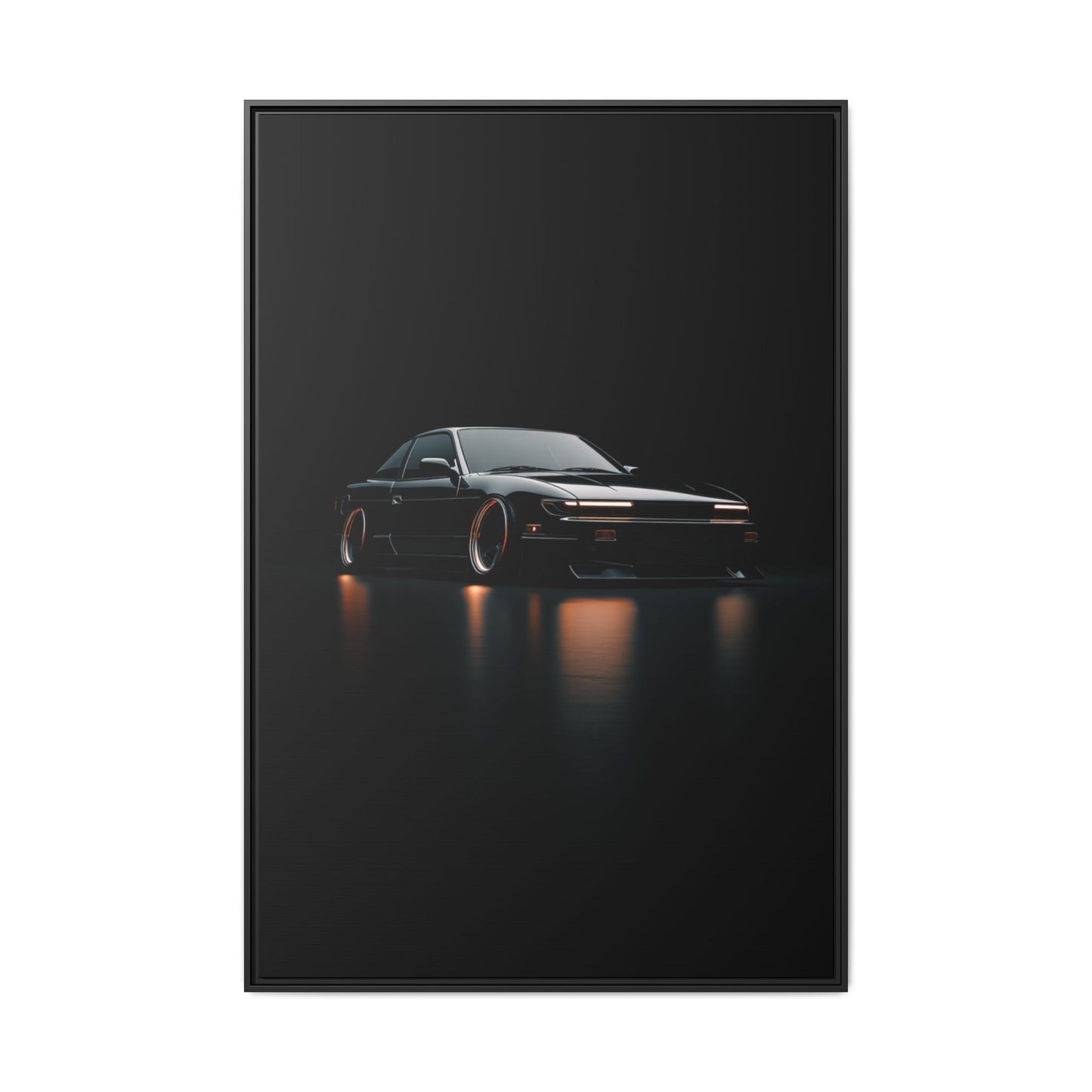 Nissan 240SX S13 – JDM Drift Icon Silhouette | Luxury Matte Canvas