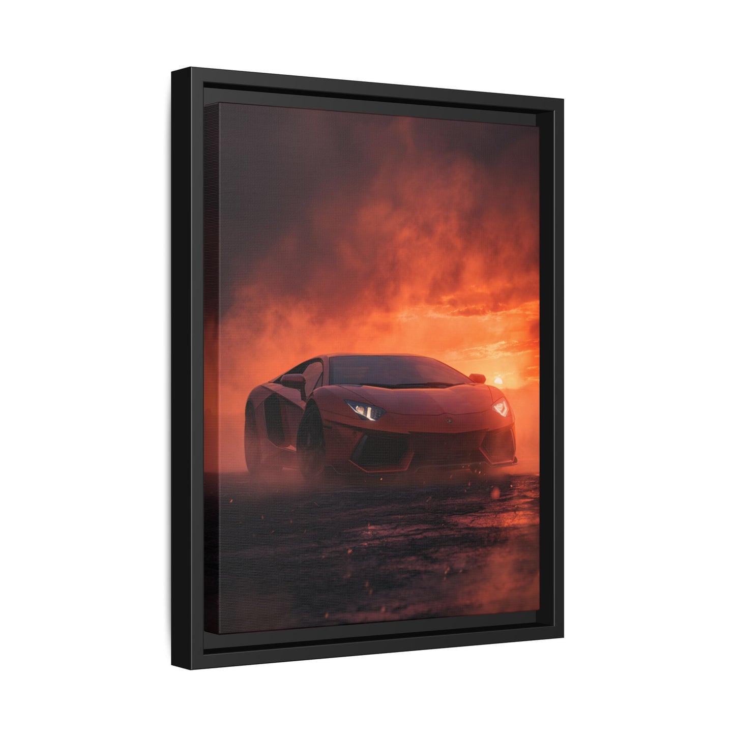 Lamborghini Aventador – Dominance Silhouette | Luxury Matte Canvas