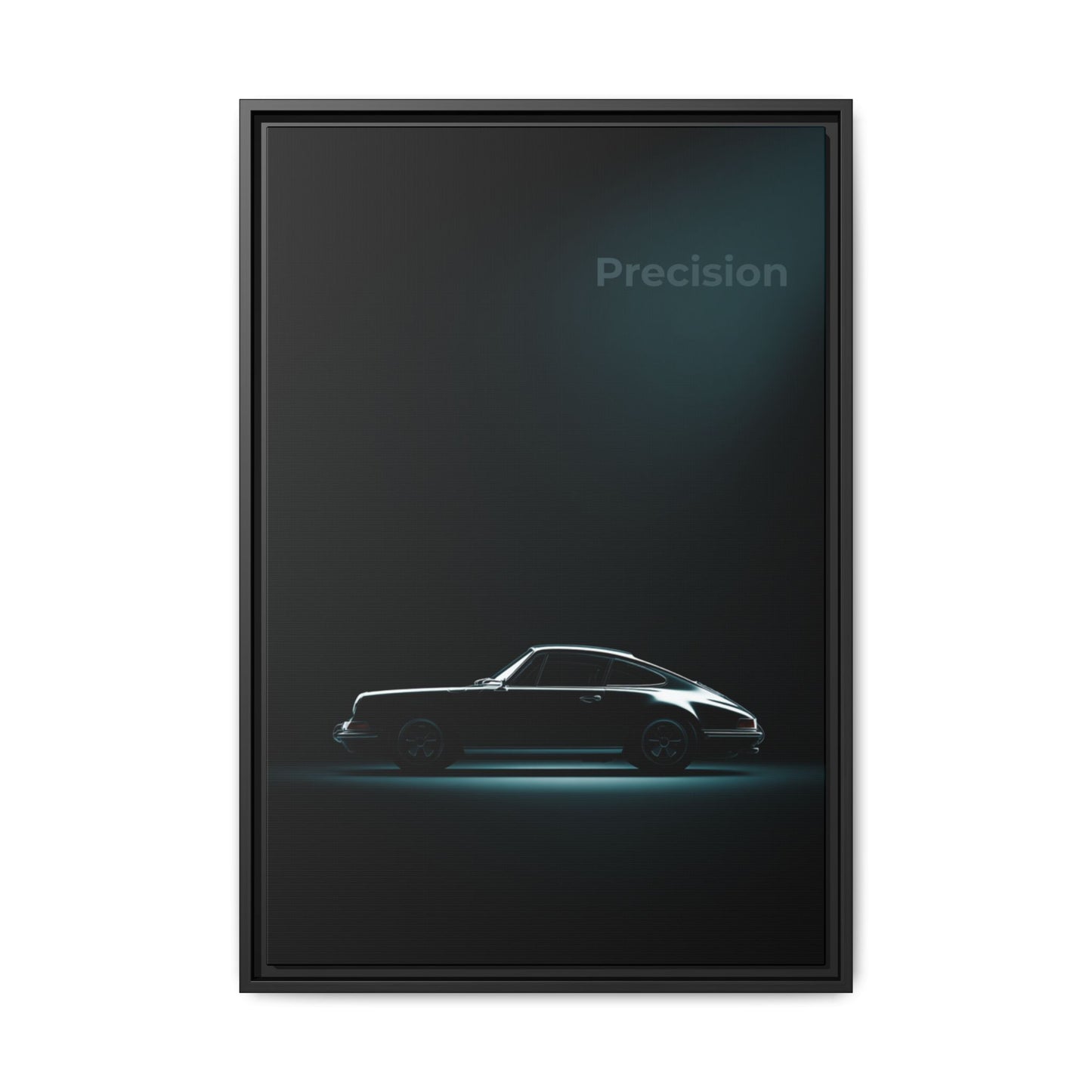 Porsche 911 – Precision Silhouette | Luxury Matte Canvas