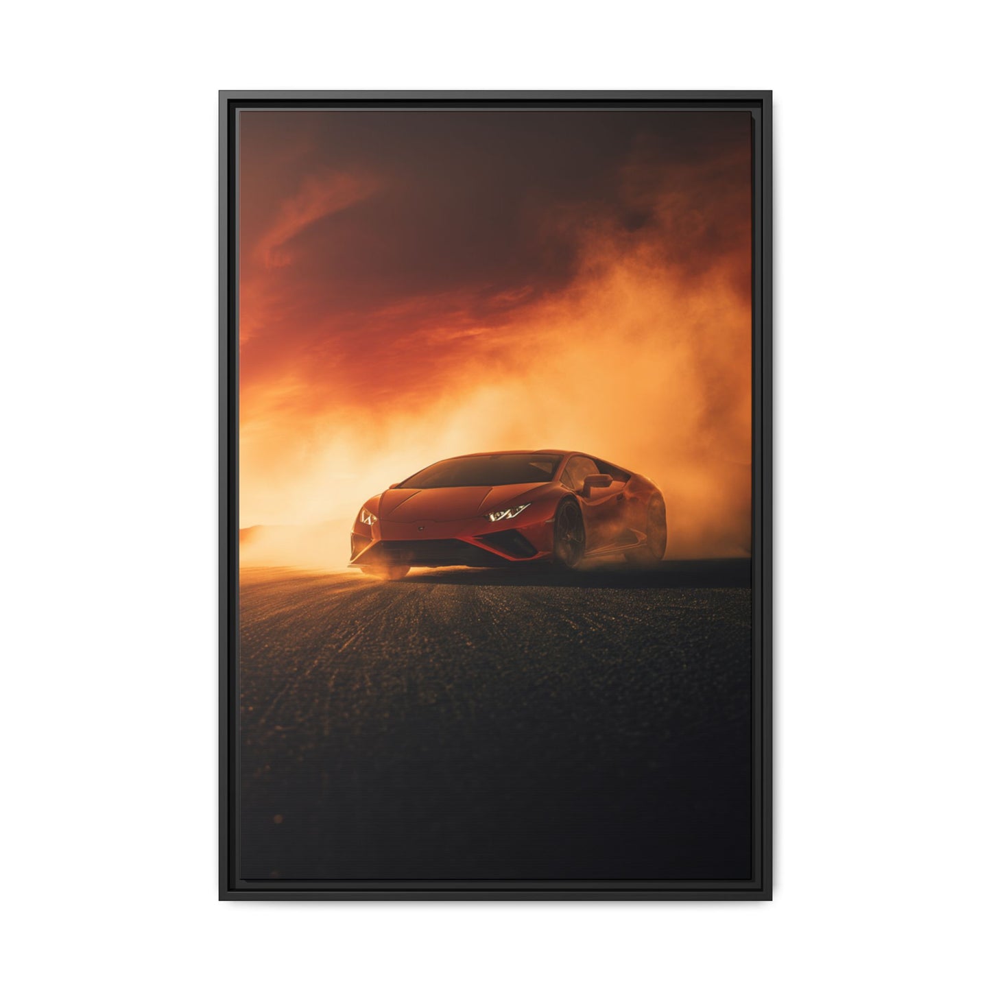 Lamborghini Huracán – Apex Silhouette | Luxury Matte Canvas