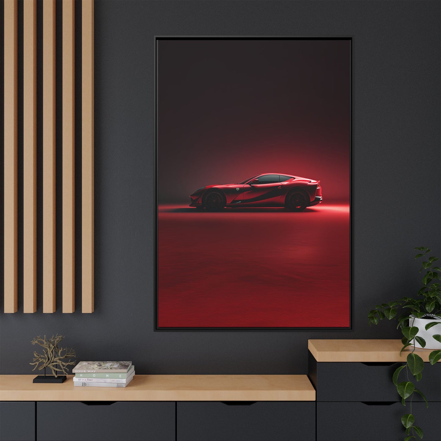 Ferrari 812 Superfast – V12 Silhouette | Luxury Matte Canvas