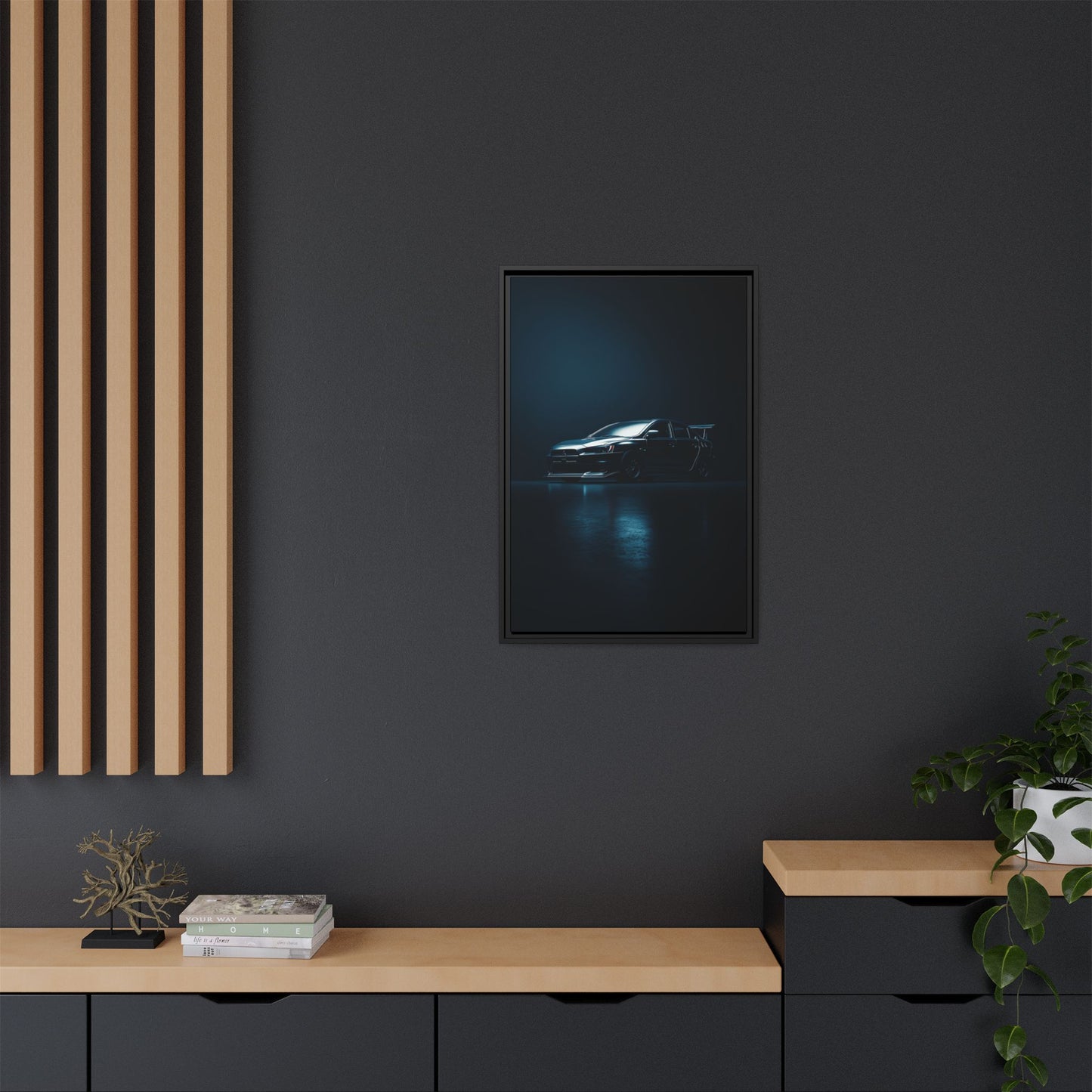 Mitsubishi Evo X – AWD Performance Silhouette | Luxury Matte Canvas