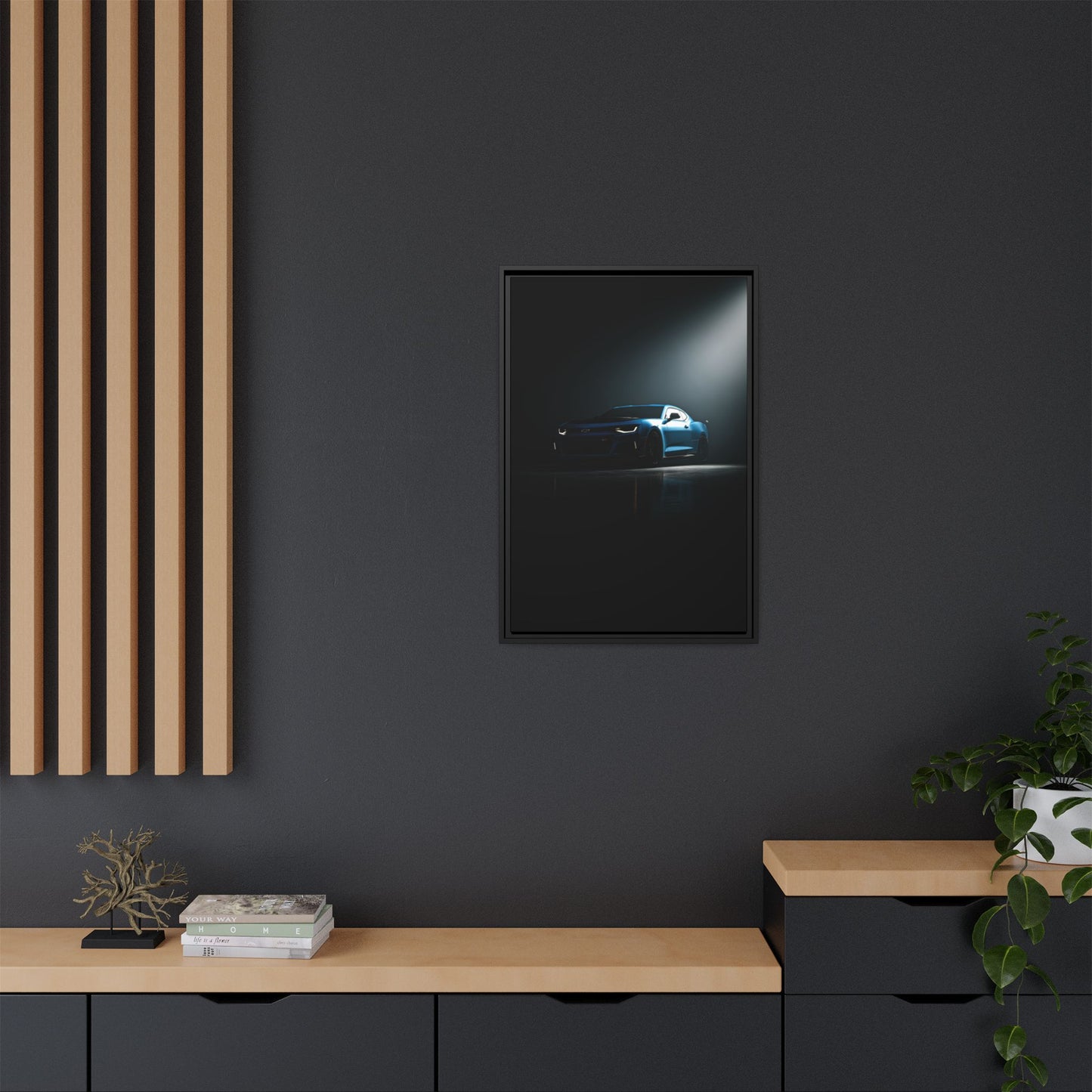 Chevrolet Camaro ZL1 – Performance Muscle Silhouette | Luxury Matte Canvas