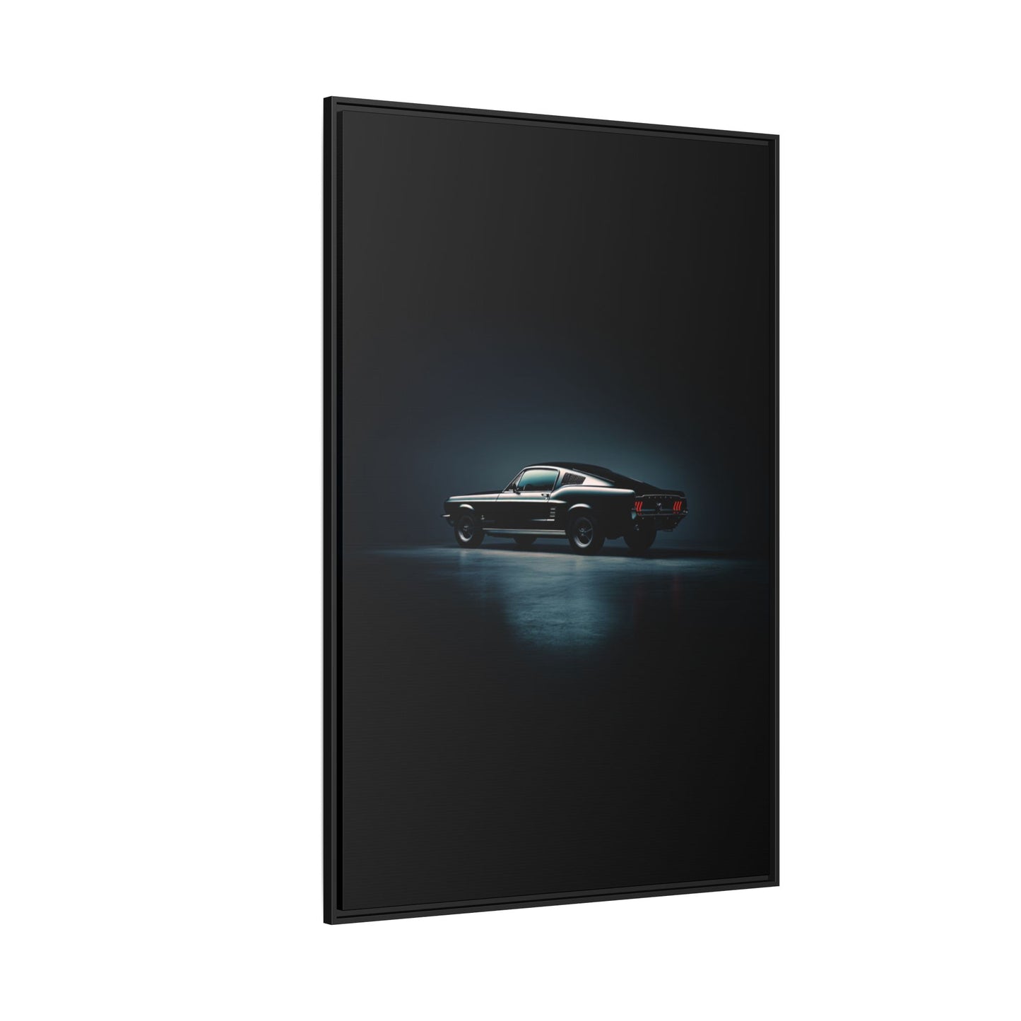 1967 Ford Mustang – Classic Muscle Silhouette | Luxury Matte Canvas