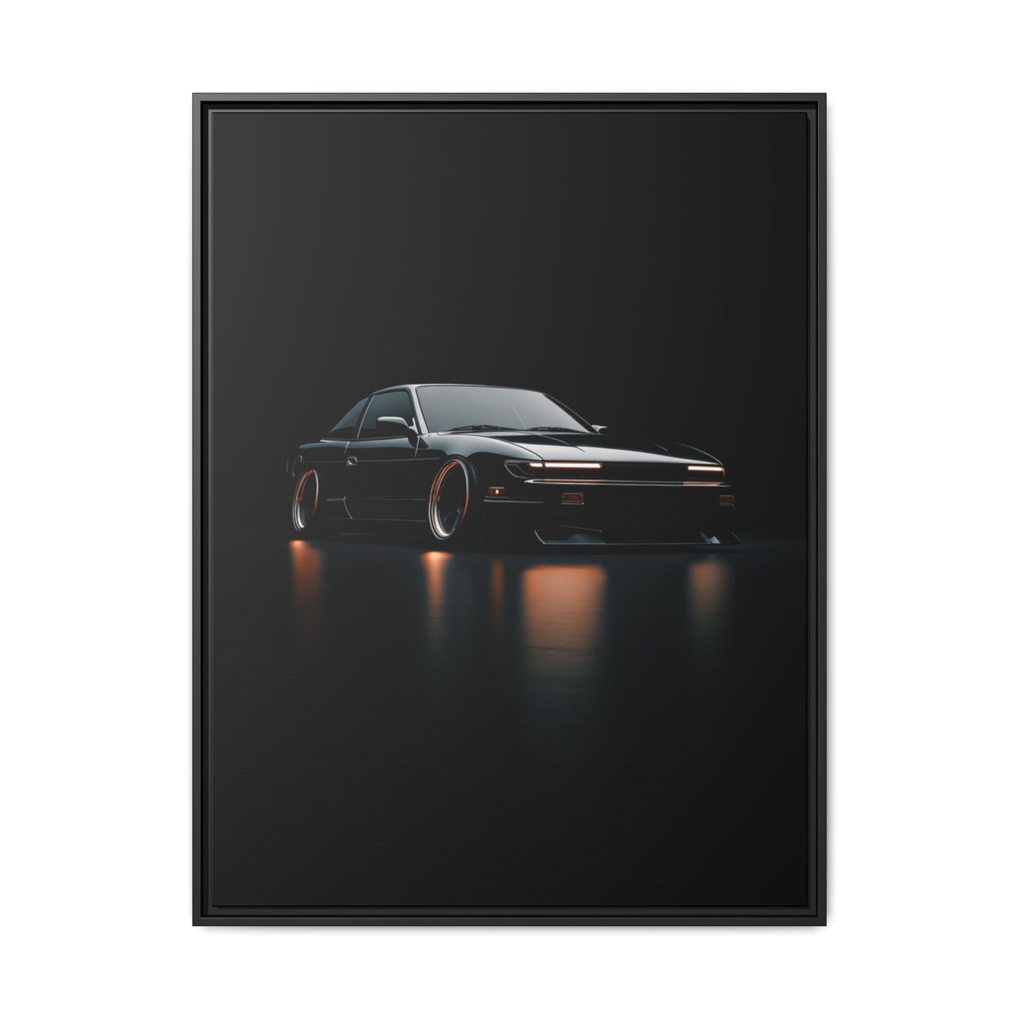 Nissan 240SX S13 – JDM Drift Icon Silhouette | Luxury Matte Canvas