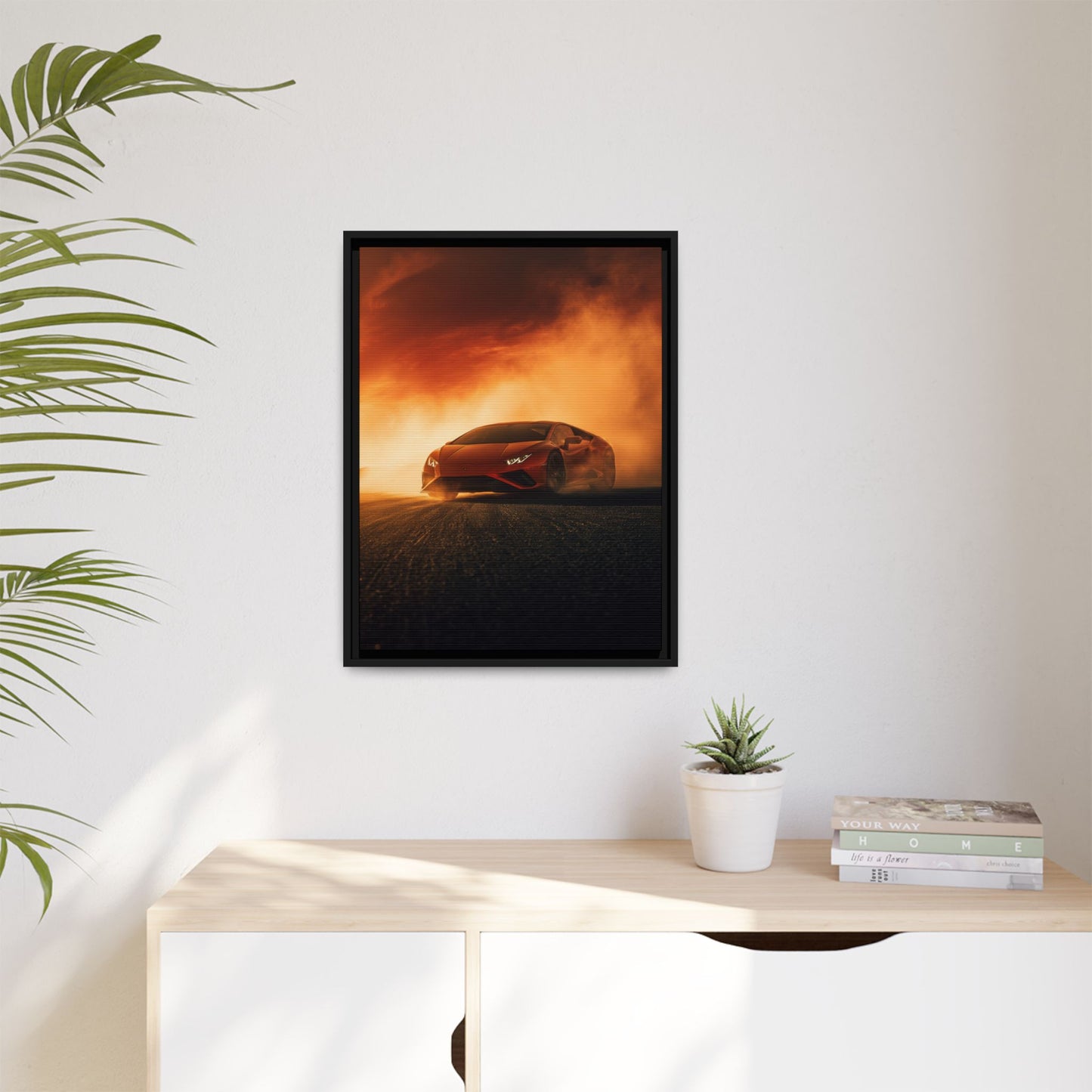 Lamborghini Huracán – Apex Silhouette | Luxury Matte Canvas