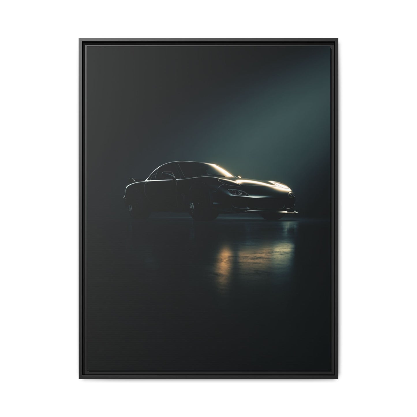 Mazda RX-7 FD – Rotary Legend Silhouette | Luxury Matte Canvas