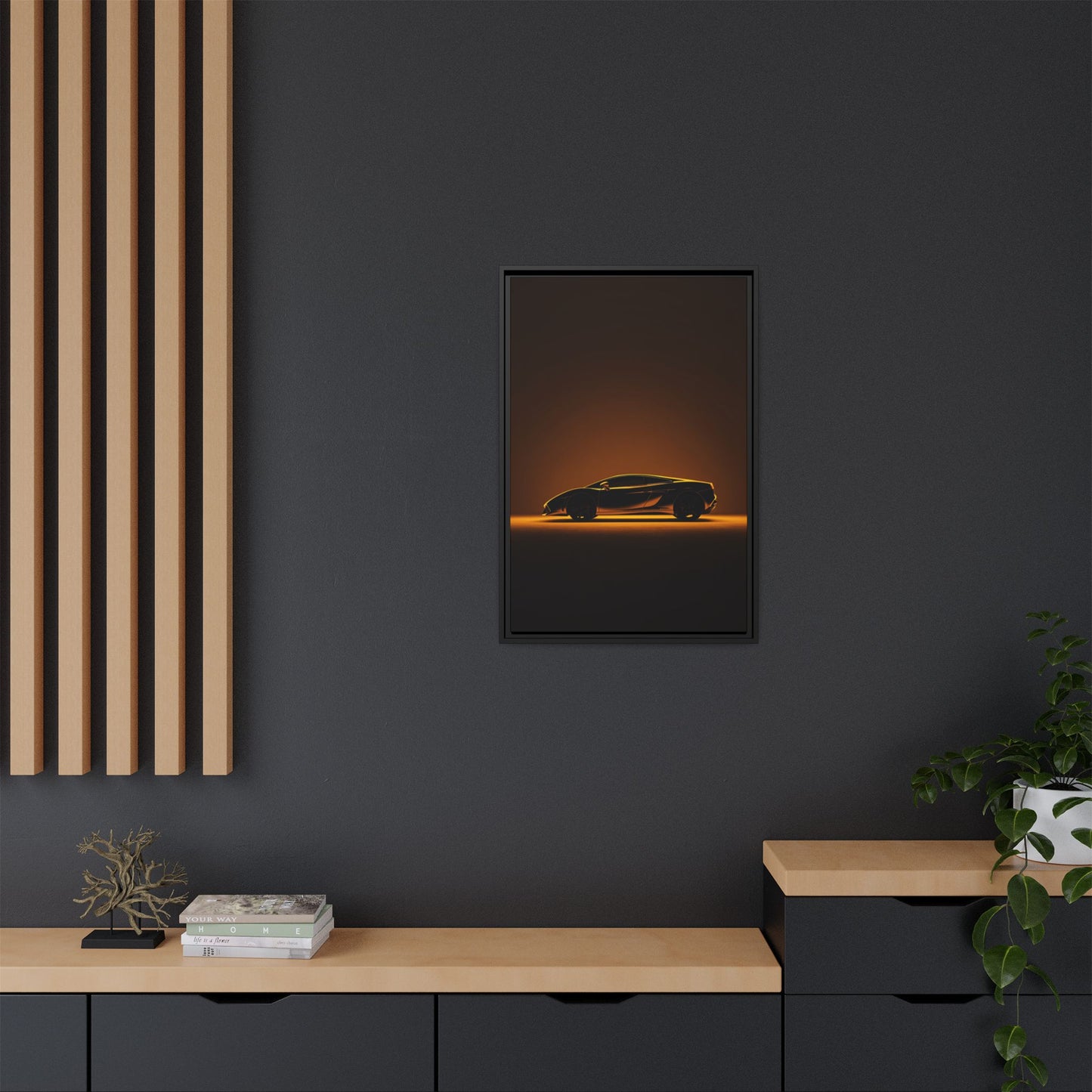 Lamborghini Gallardo – Classic Bull Silhouette | Luxury Matte Canvas