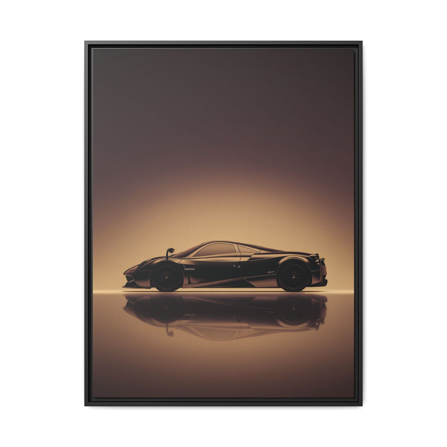 Pagani Huayra – Airflow Silhouette | Luxury Matte Canvas