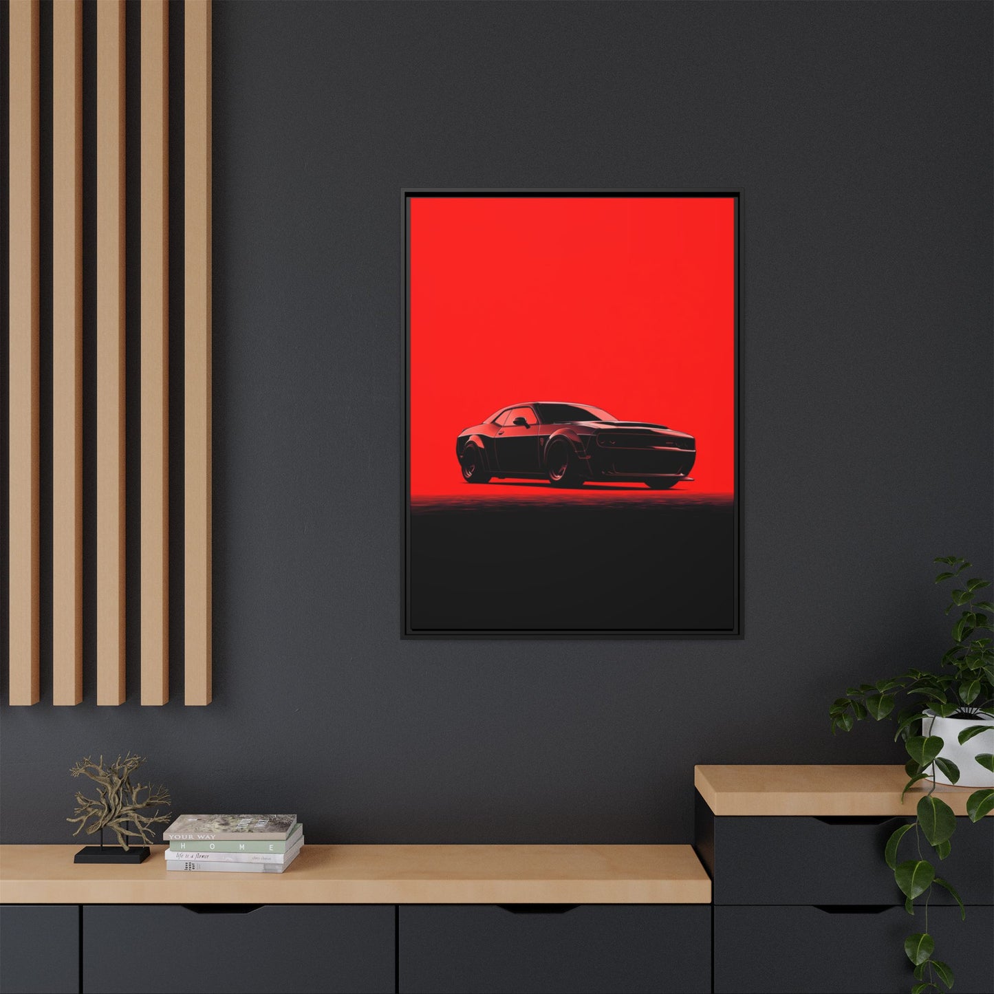 Dodge Challenger Hellcat – Supercharged Silhouette | Luxury Matte Canvas