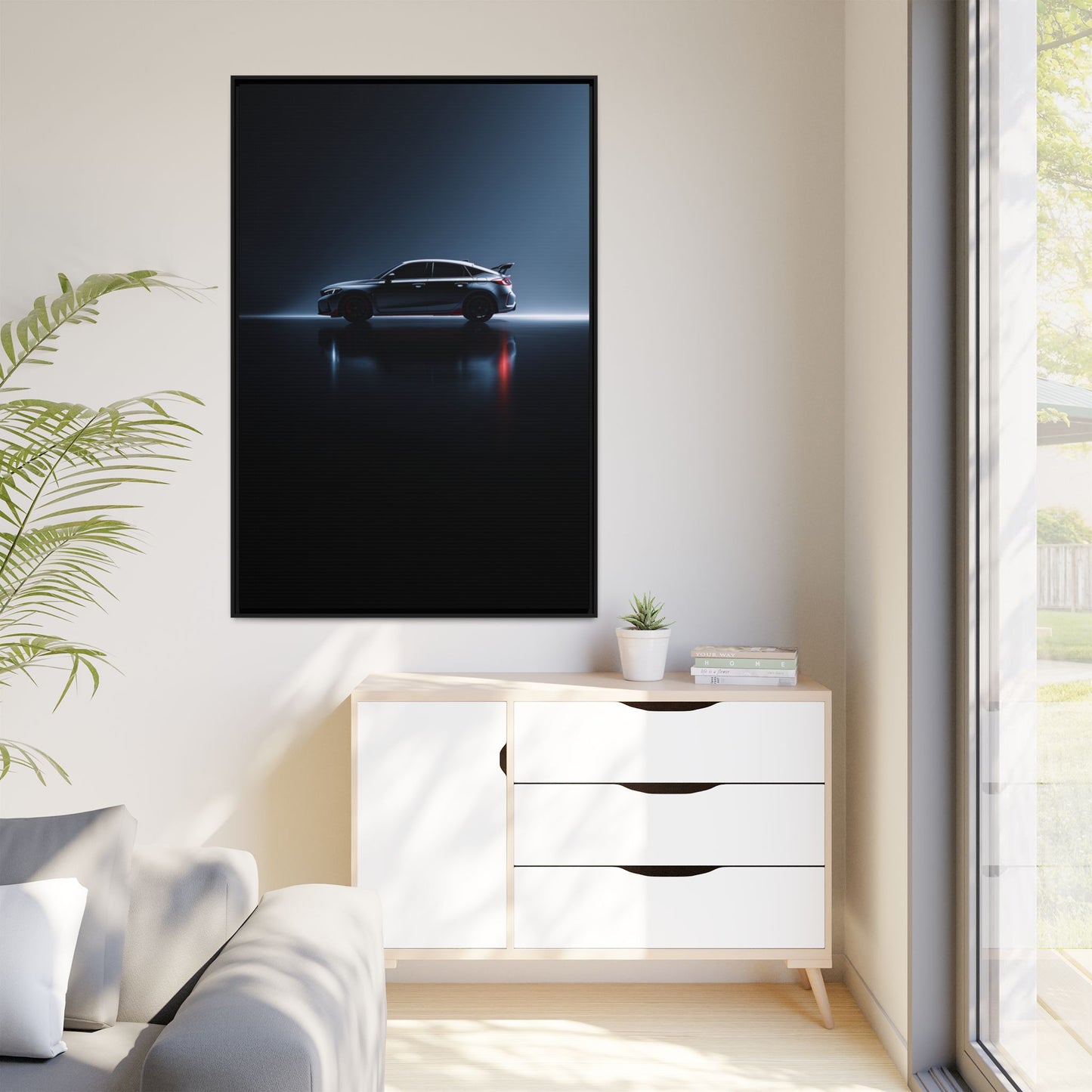 Honda Civic Type R FL5 – Modern Hot Hatch Silhouette | Luxury Matte Canvas