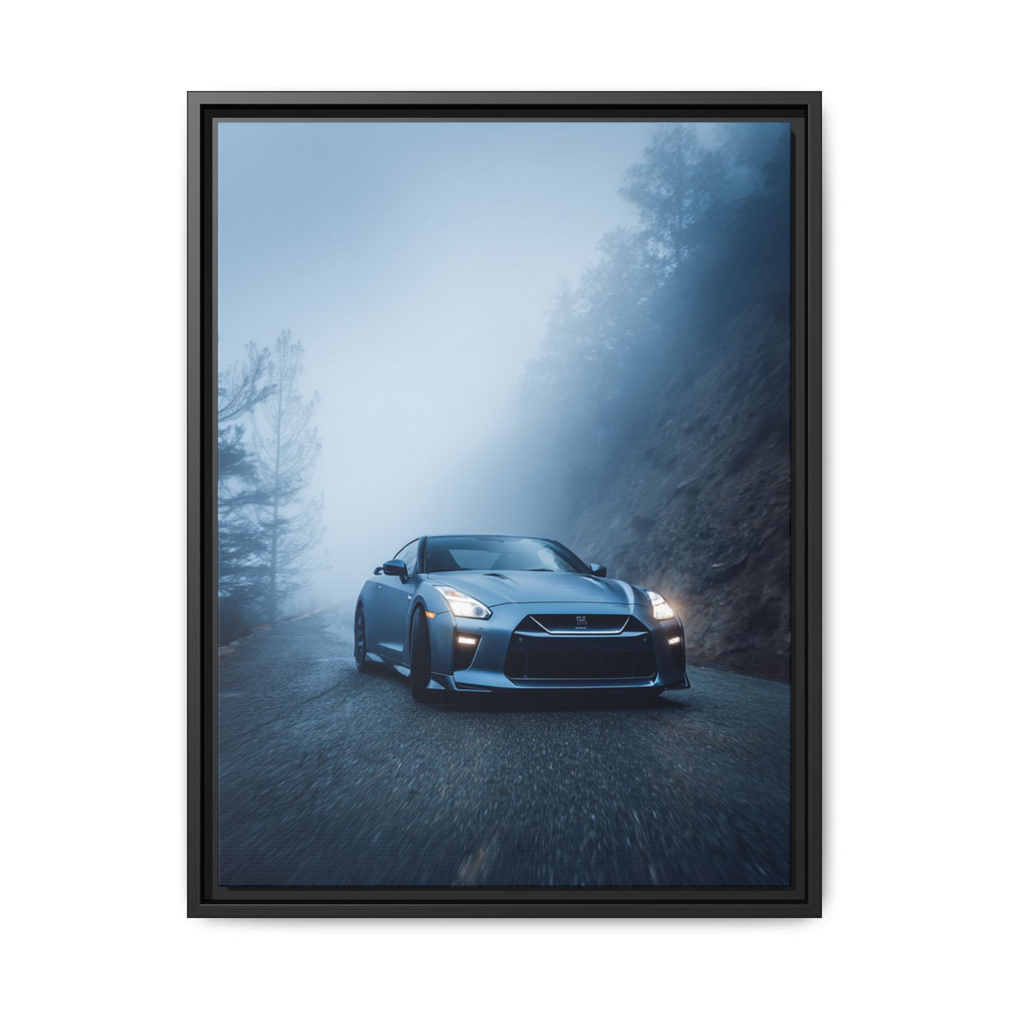 Nissan GT-R R35 – Godzilla Silhouette | Luxury Matte Canvas
