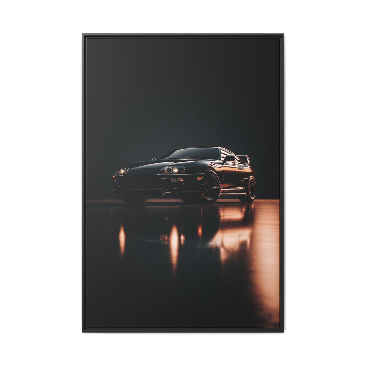Toyota Supra MK4 – JDM Icon Silhouette | Luxury Matte Canvas