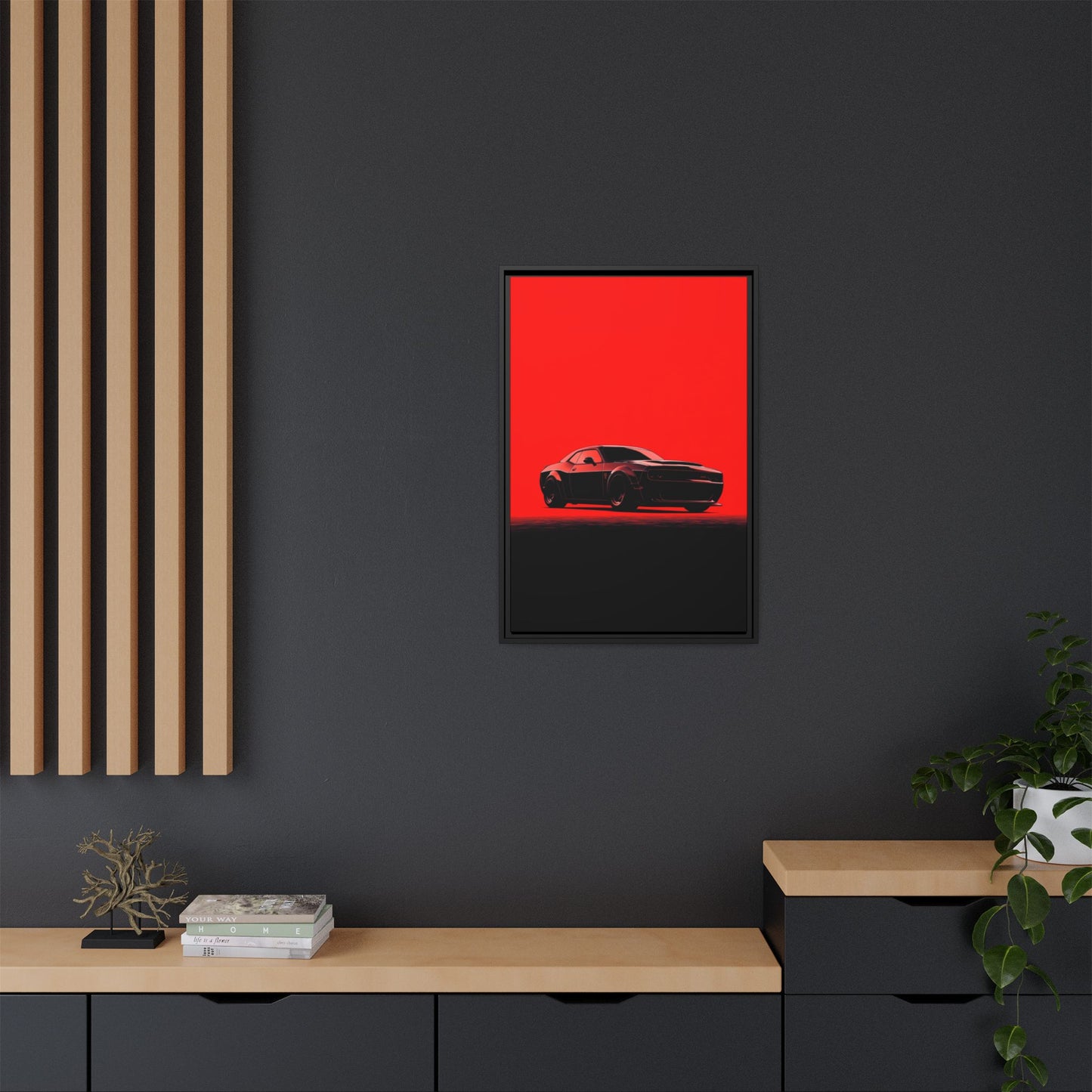 Dodge Challenger Hellcat – Supercharged Silhouette | Luxury Matte Canvas