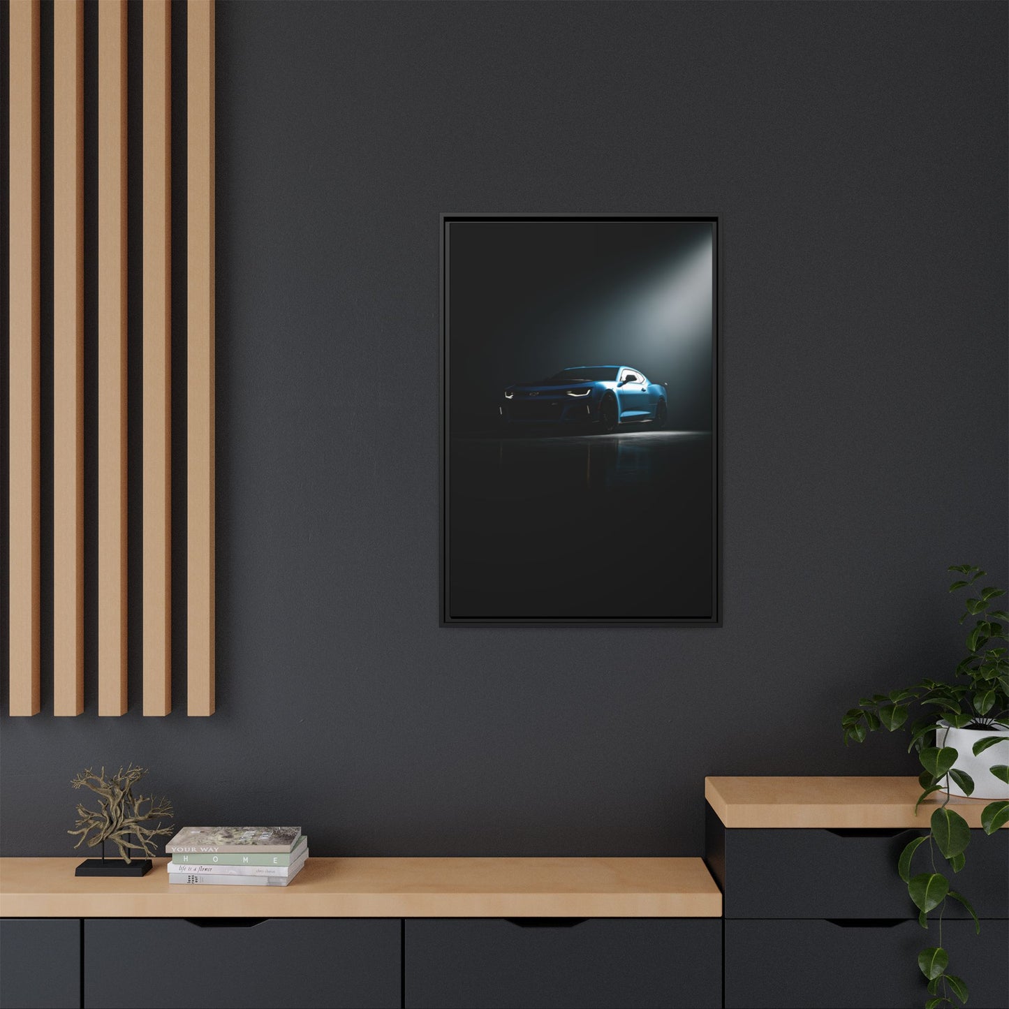 Chevrolet Camaro ZL1 – Performance Muscle Silhouette | Luxury Matte Canvas