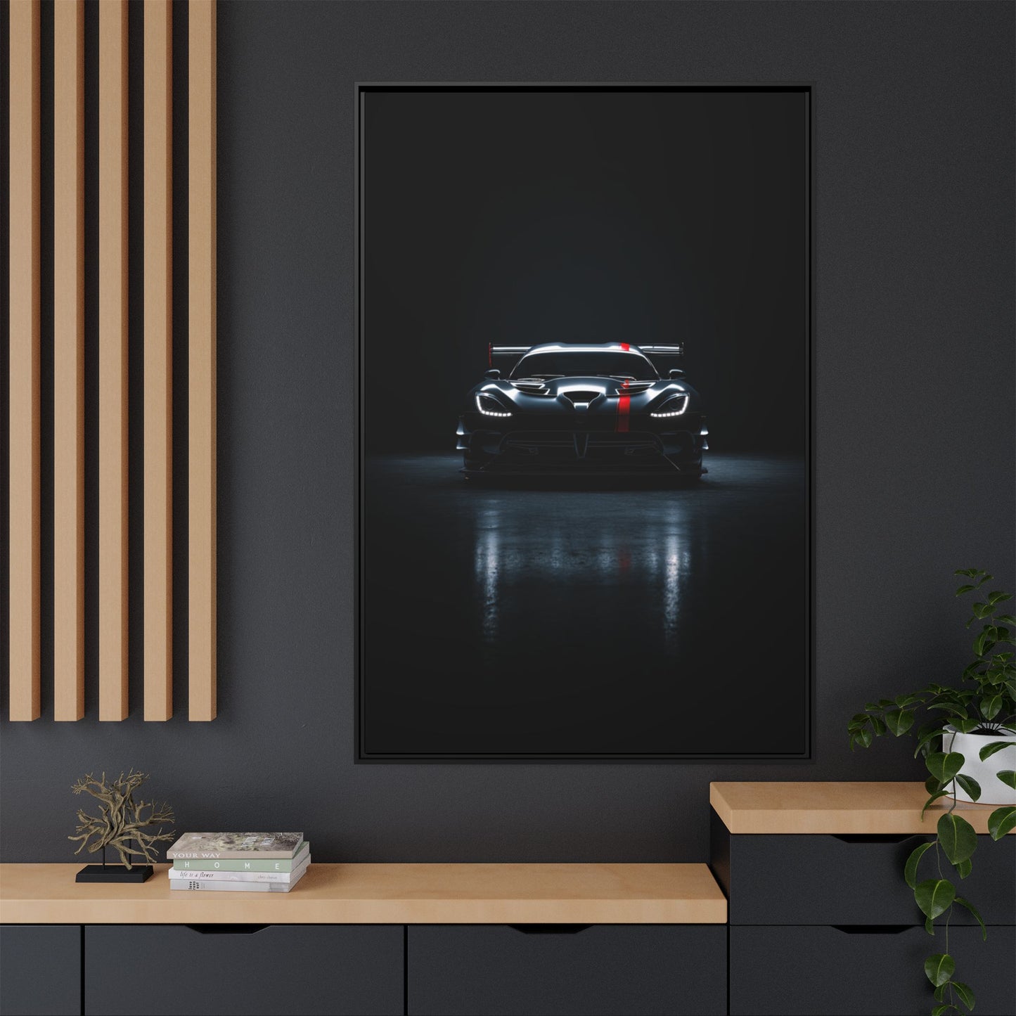 Dodge Viper ACR – Track Weapon Silhouette | Luxury Matte Canvas