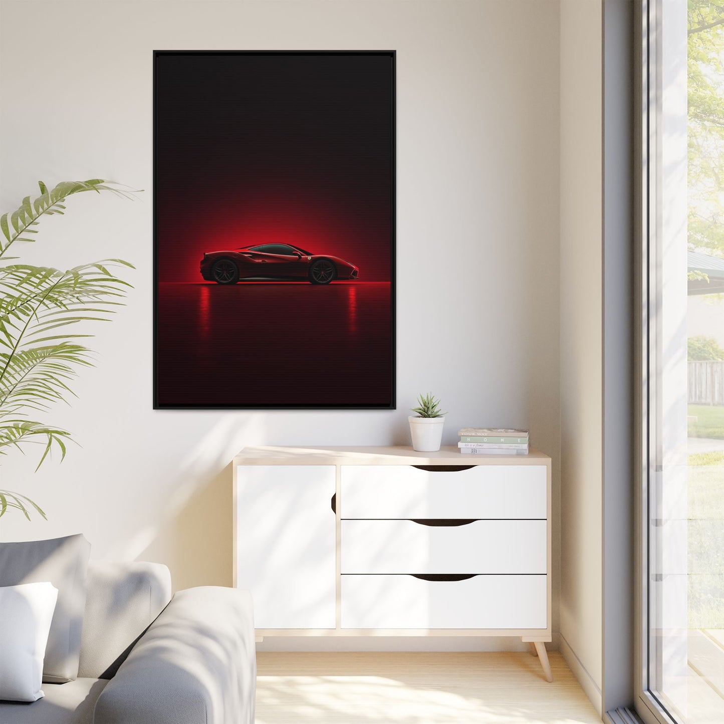 Ferrari 488 GTB – Aero Silhouette | Luxury Matte Canvas