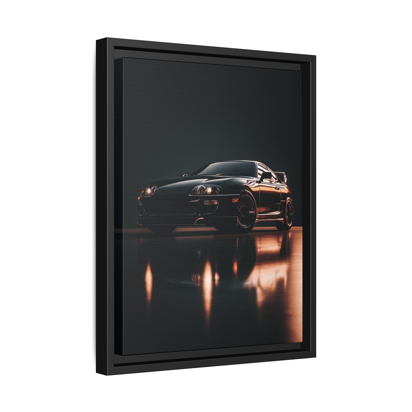 Toyota Supra MK4 – JDM Icon Silhouette | Luxury Matte Canvas