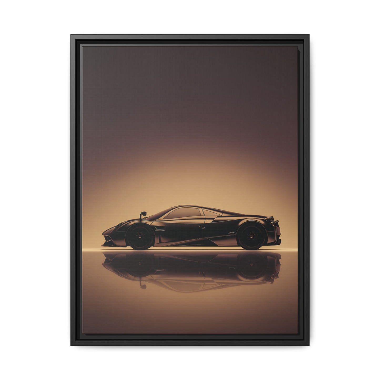 Pagani Huayra – Airflow Silhouette | Luxury Matte Canvas